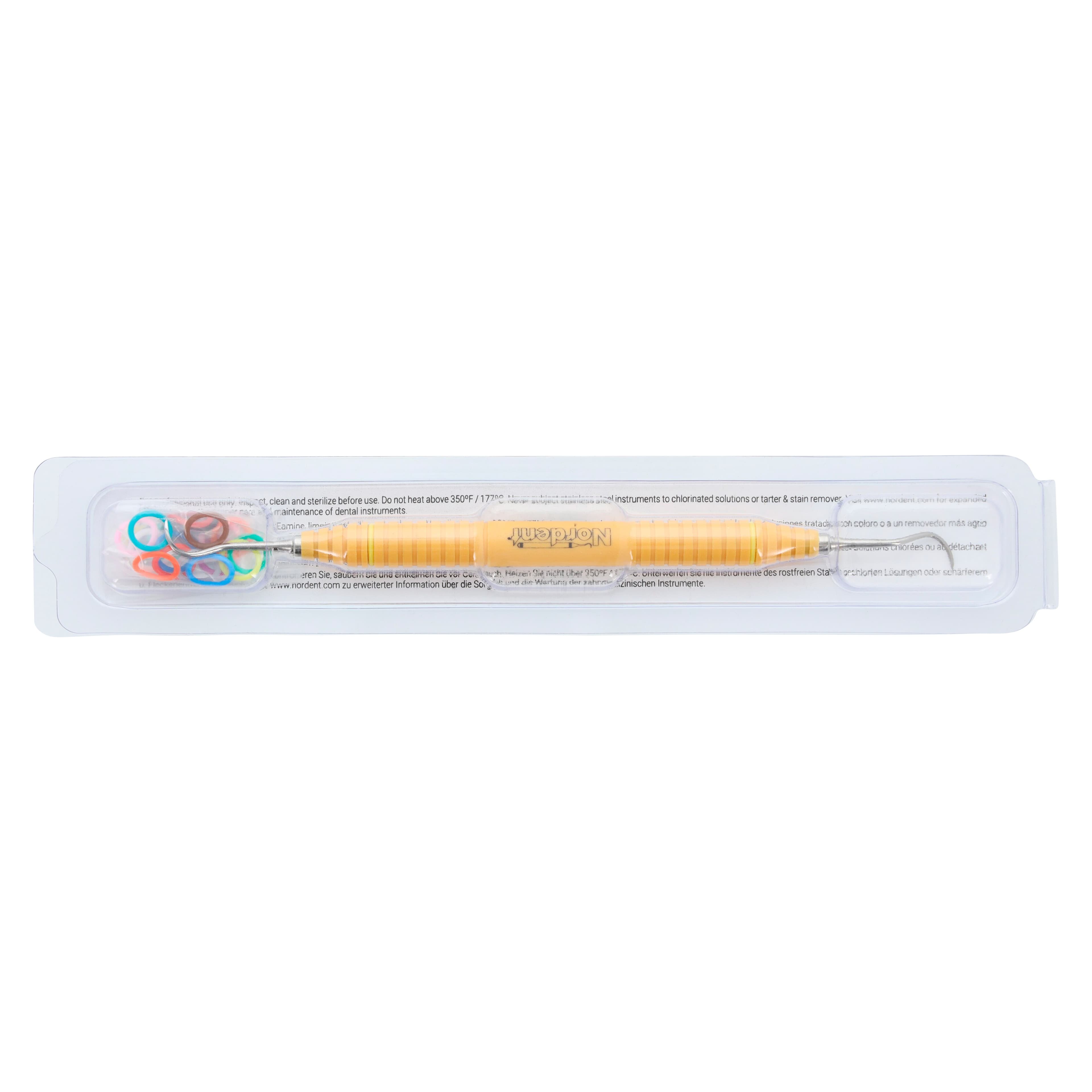 OnPoint Resin Scaler UniOff #4, Offset Sickle, Double End, #6 Handle, Adult, Orange thumbnail 8