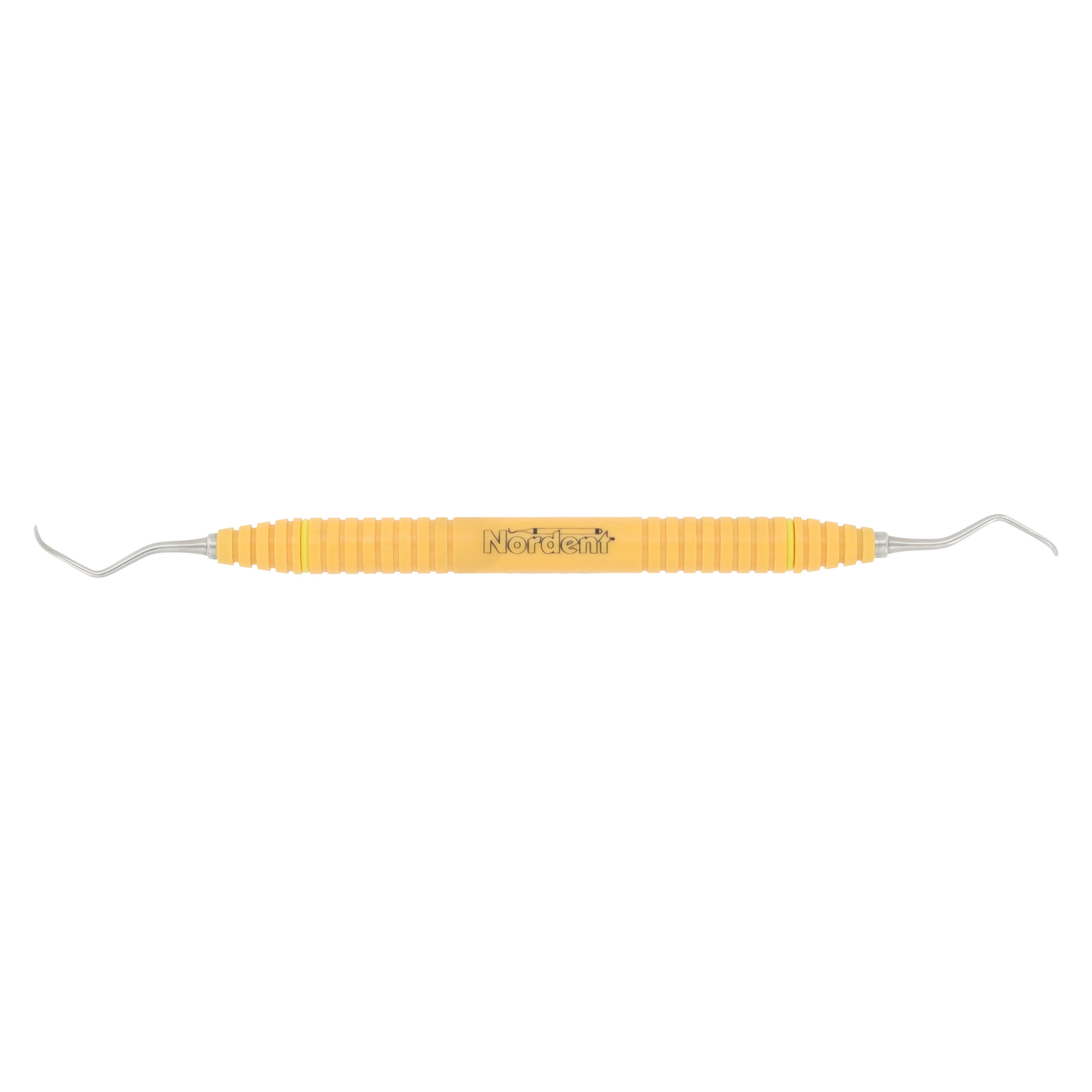 Nordent OnPoint Resin Scaler N130, Sickle Scaler, Double End, M4/5, #6 Handle, Adult, Posterior, Orange, Each - OnPoint Resin Scaler N130 - Image 1