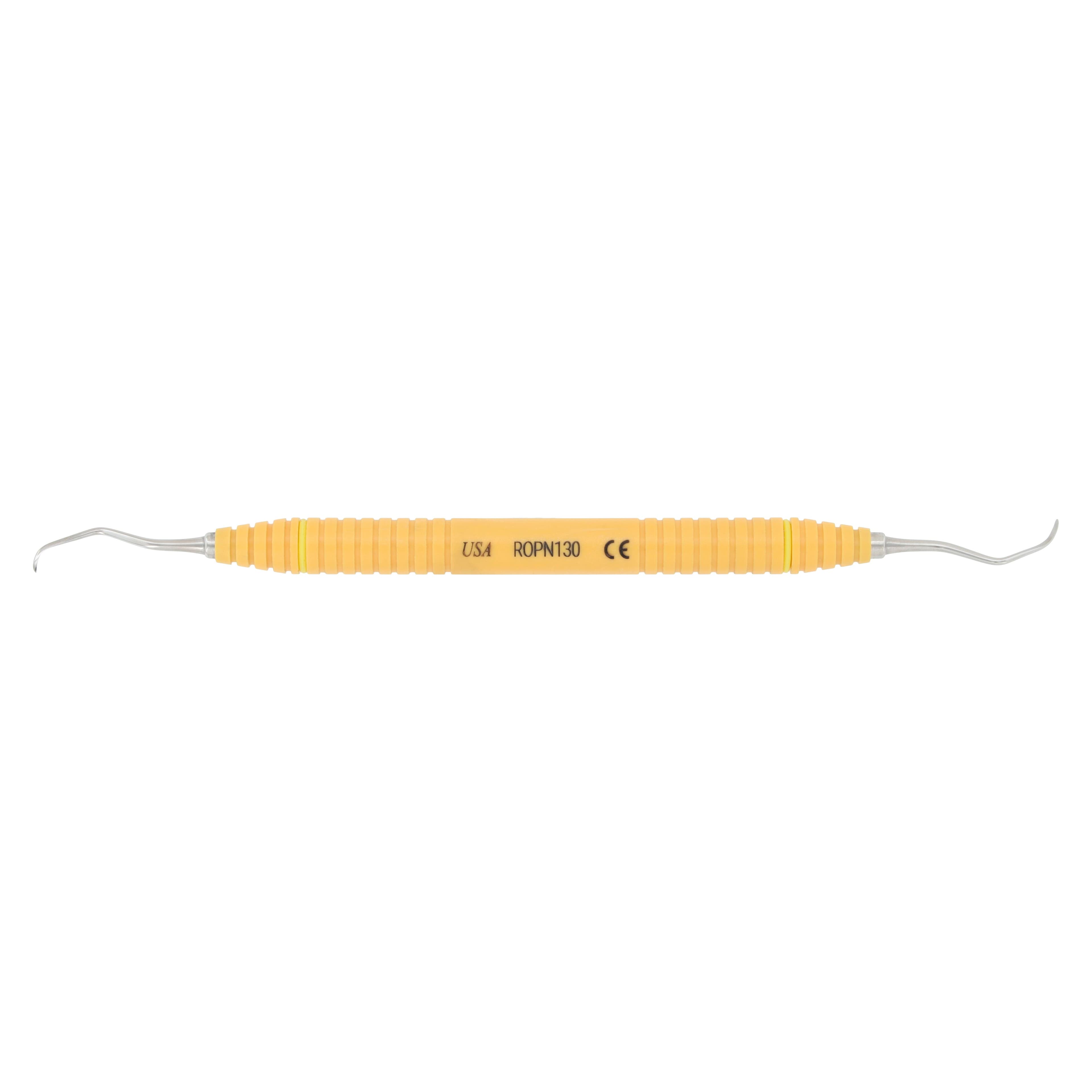 Nordent OnPoint Resin Scaler N130, Sickle Scaler, Double End, M4/5, #6 Handle, Adult, Posterior, Orange, Each thumbnail 5