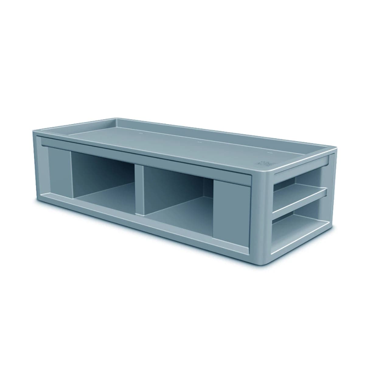 Cortech Endurance 1.0 Platform Bed, Polyethylene, Blue Gray, 81" x 21" x 35" - Endurance 1.0 Bed 81x21x35" - Image 1