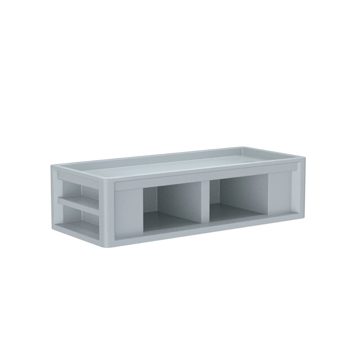 Cortech Endurance 1.0 Platform Bed, Polyethylene, Gray, 81" x 21" x 35" - Endurance 1.0 Bed 81x21x35" - Image 1
