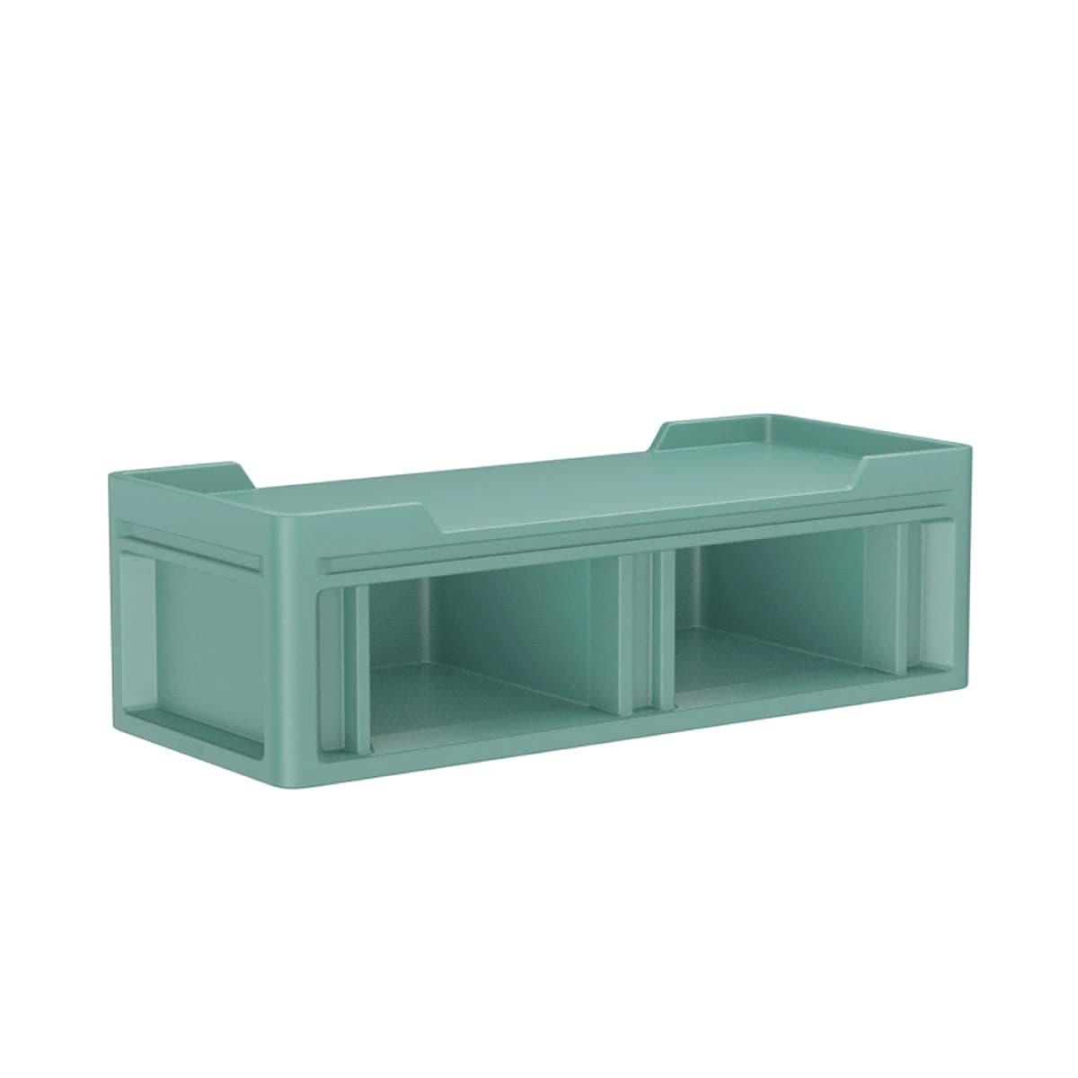 Cortech Endurance 1.5 Platform Bed, 78" x 24" x 32.5", Polyethylene, Aqua - Endurance 1.5 Bed 78x24x32.5" - Image 1