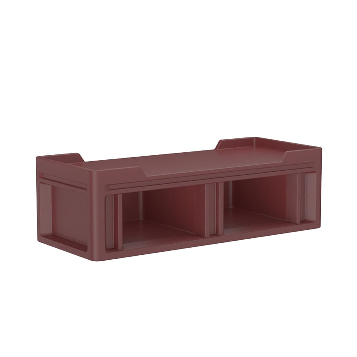 Cortech Endurance 1.5 Platform Bed, 78" x 24" x 32.5", Polyethylene, Burgundy - Endurance 1.5 Bed 78x24x32.5" - Image 1