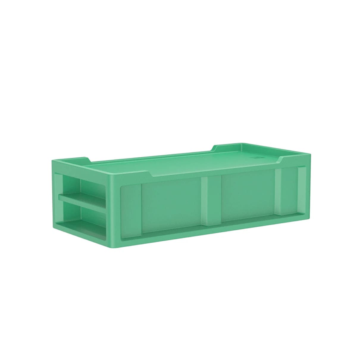 Cortech Endurance 2.0 Platform Bed, 86" x 24" x 42", Polyethylene, Green - Endurance 2.0 Bed 86x24x42" - Image 1
