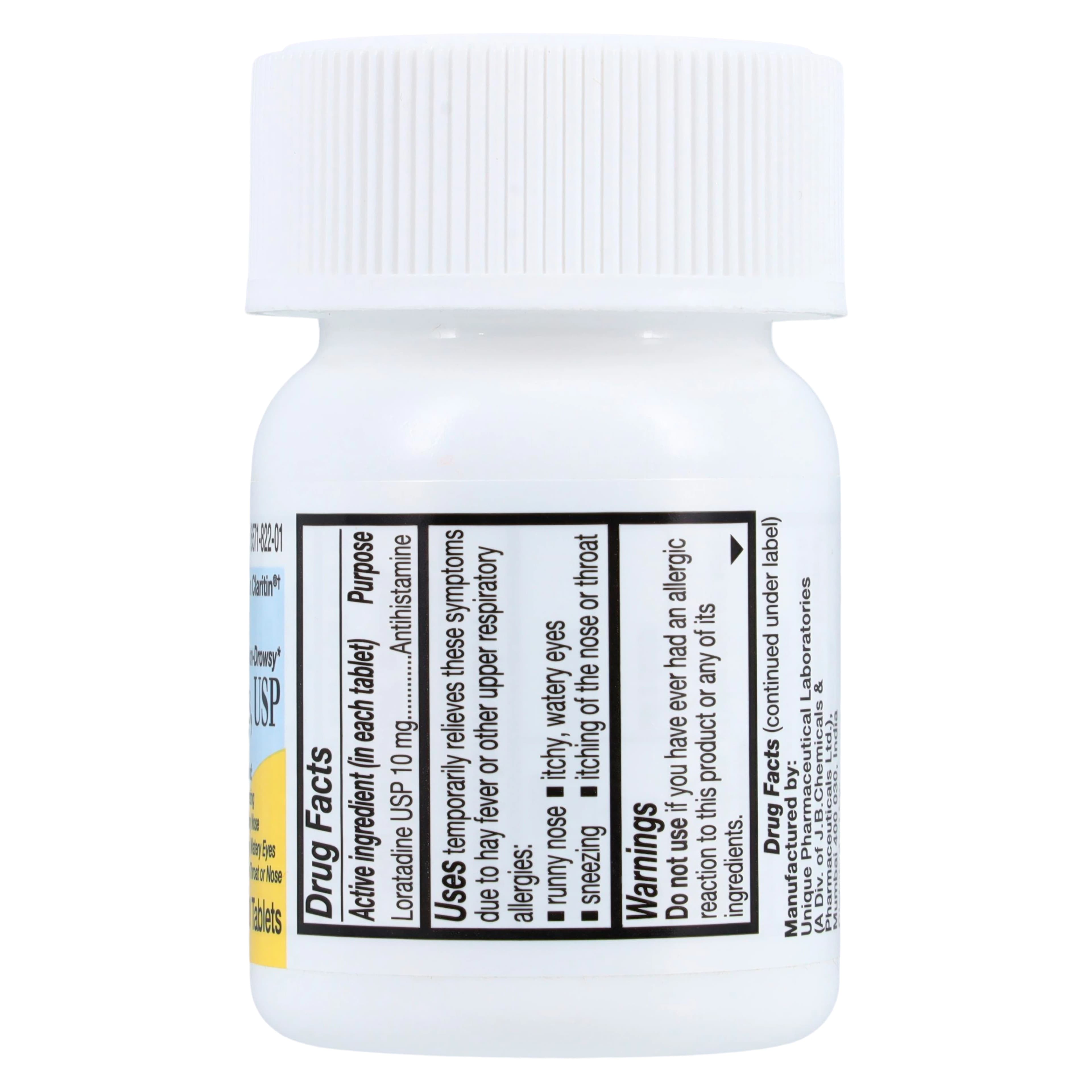 Loratadine Tablets, 10mg, 100/Bottle, Rising Pharmaceuticals thumbnail 2