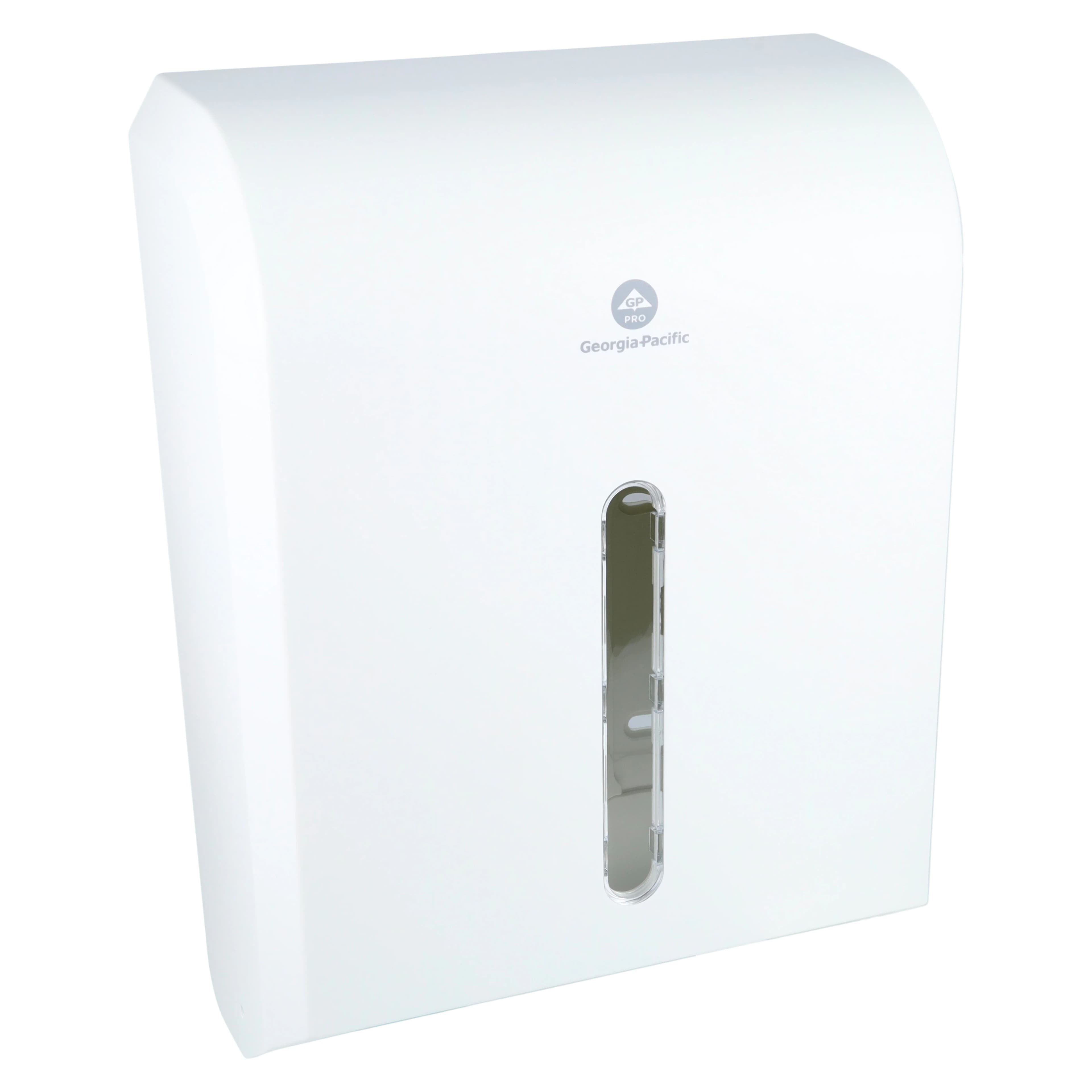 Georgia Pacific Dispenser Towel C-fold/Multi, White Plastic, Wall Mount, Key-Lock Design, 11.1 x 5.5 x 14.4 in - Dispenser Towel C-fold/Multi - Image 1