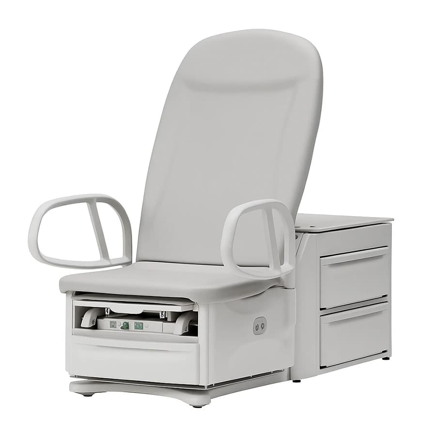 Brewer Access High-Low PLUS Exam Table, 17" ADA Compliant, 450 lb Capacity, Model 6001 - Access6001 H/L Pls 17"ADA Comp - Image 1