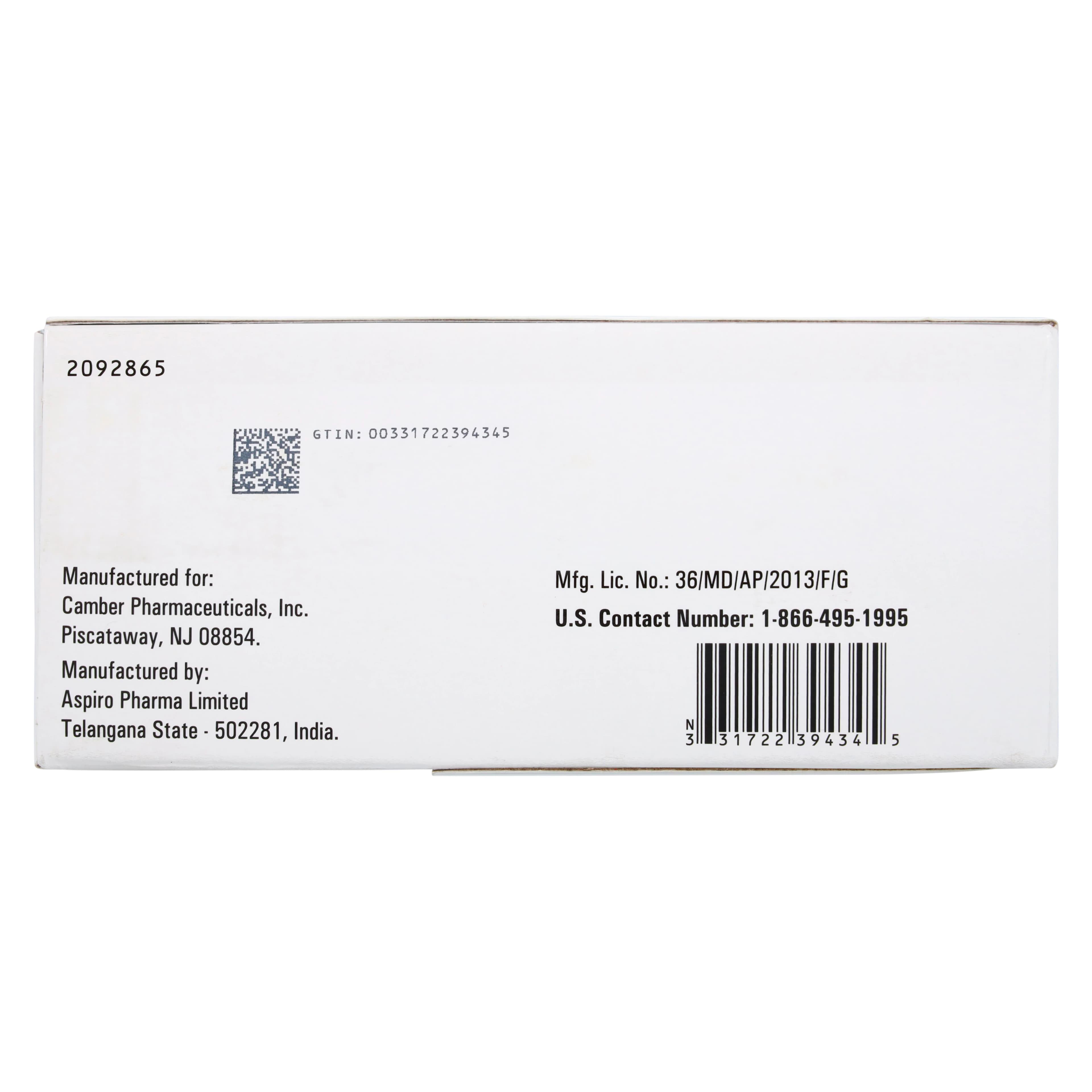 Magnesium Sulfate 50% Injection, 20 mL Single-Dose Vial, 25/Package thumbnail 6