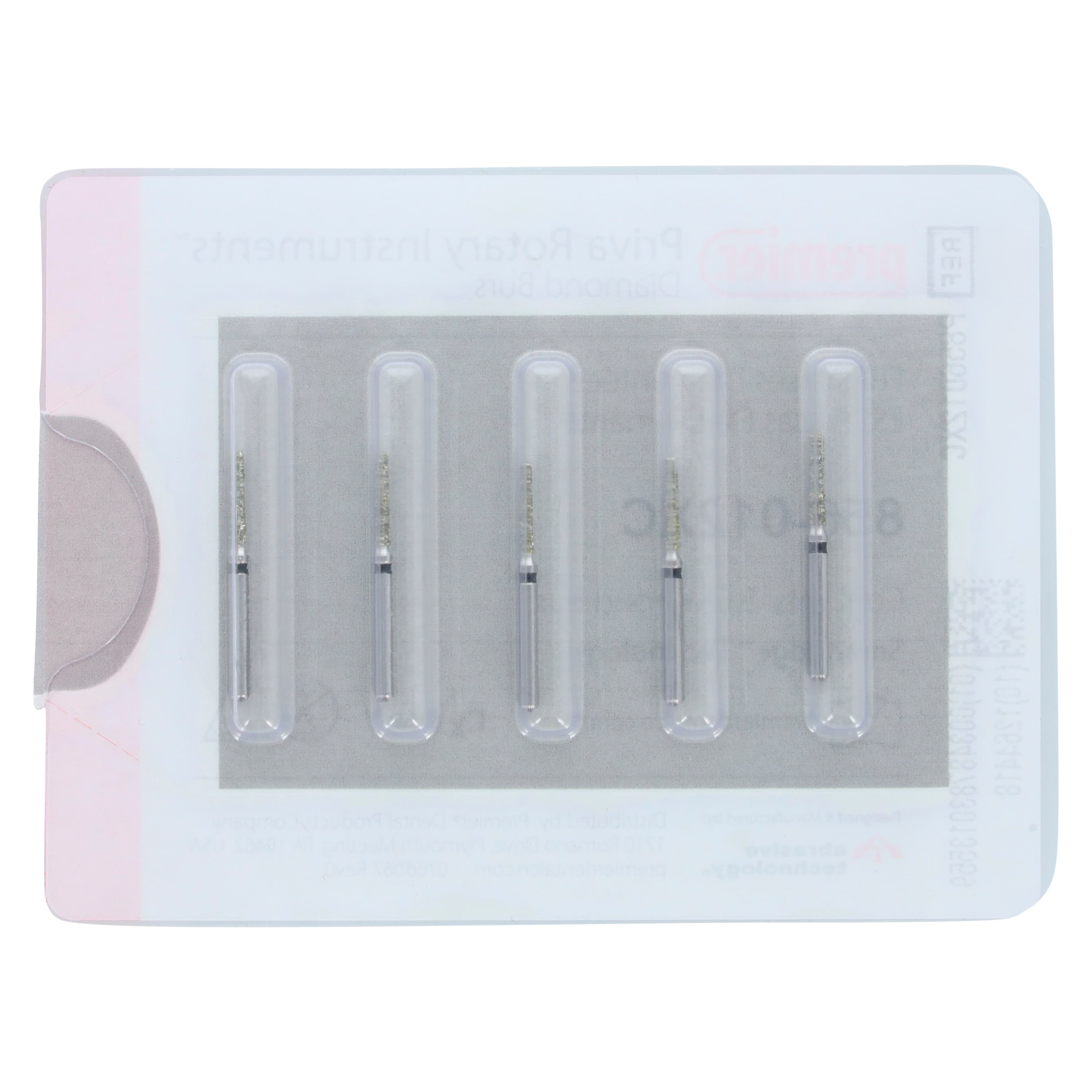 Priva Rotary Instruments Diamond Bur FG, Round End Taper, Extra Coarse, Black, #856-012XC, 1.2 mm Head Diameter, 5/Pkg thumbnail 5