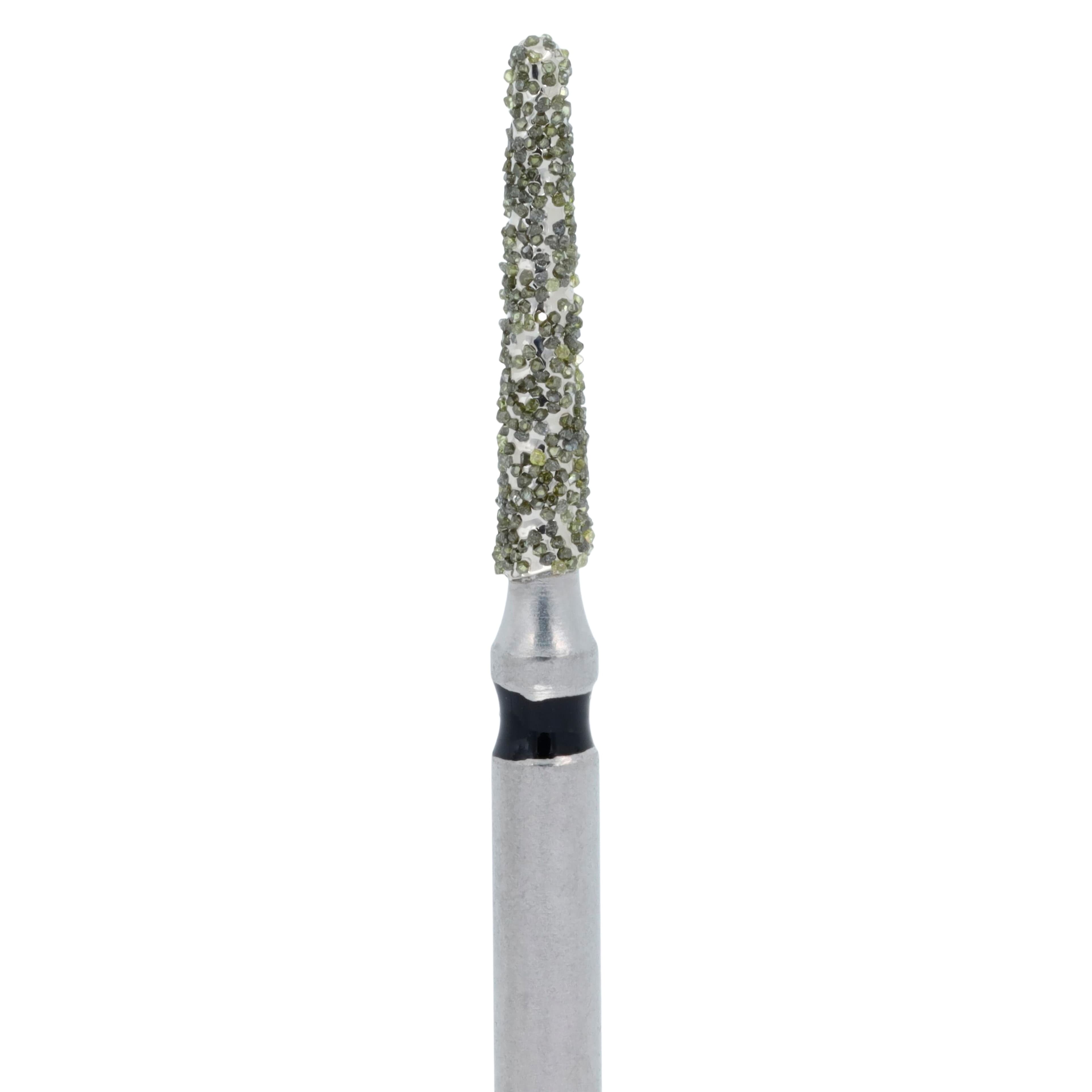 Priva Rotary Instruments Diamond Bur FG, Round End Taper, Extra Coarse, Black Ring, #856-014XC, 1.4 mm Head Diameter, 5/Pkg thumbnail 2