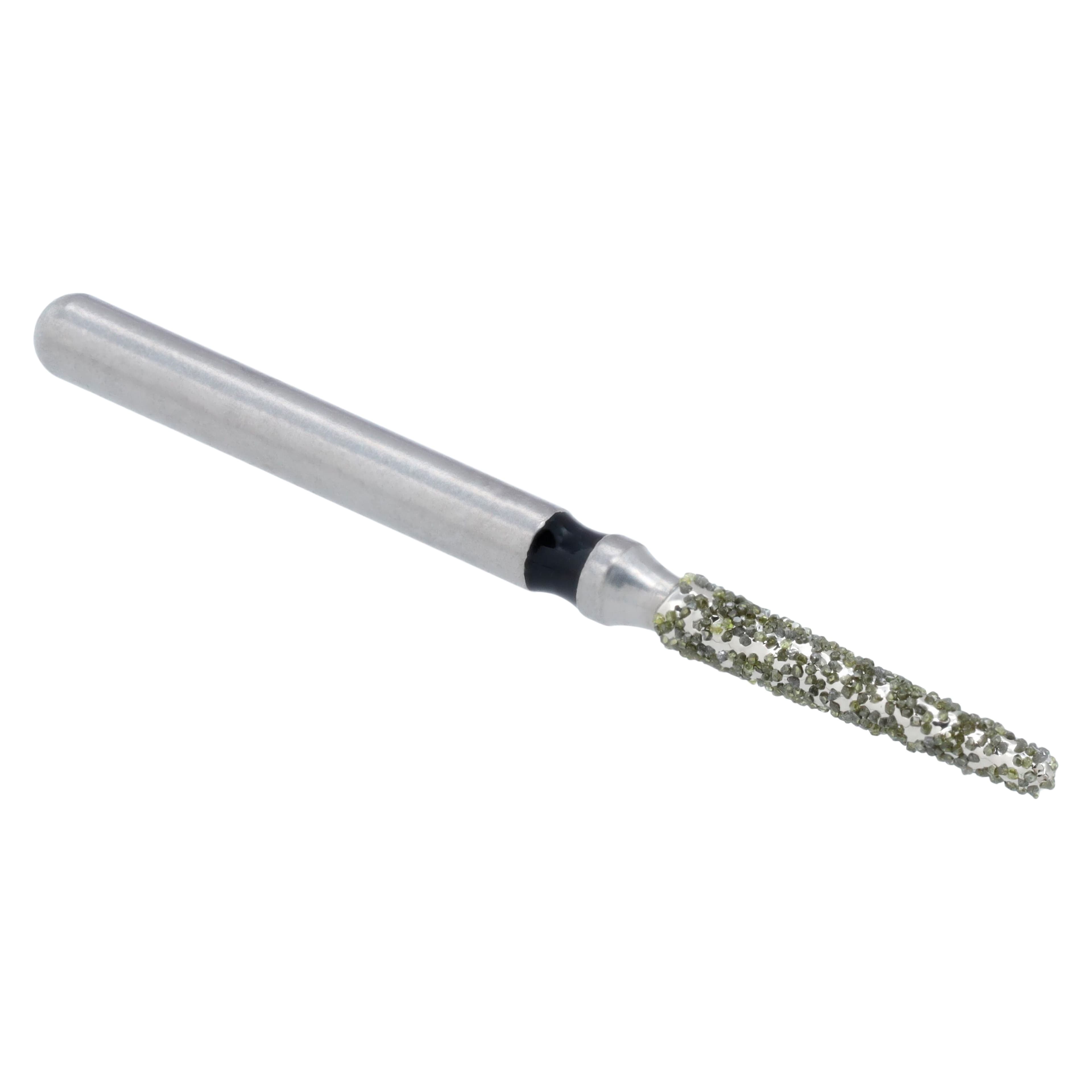 Priva Rotary Instruments Diamond Bur FG, Round End Taper, Extra Coarse, Black Ring, #856-014XC, 1.4 mm Head Diameter, 5/Pkg thumbnail 3