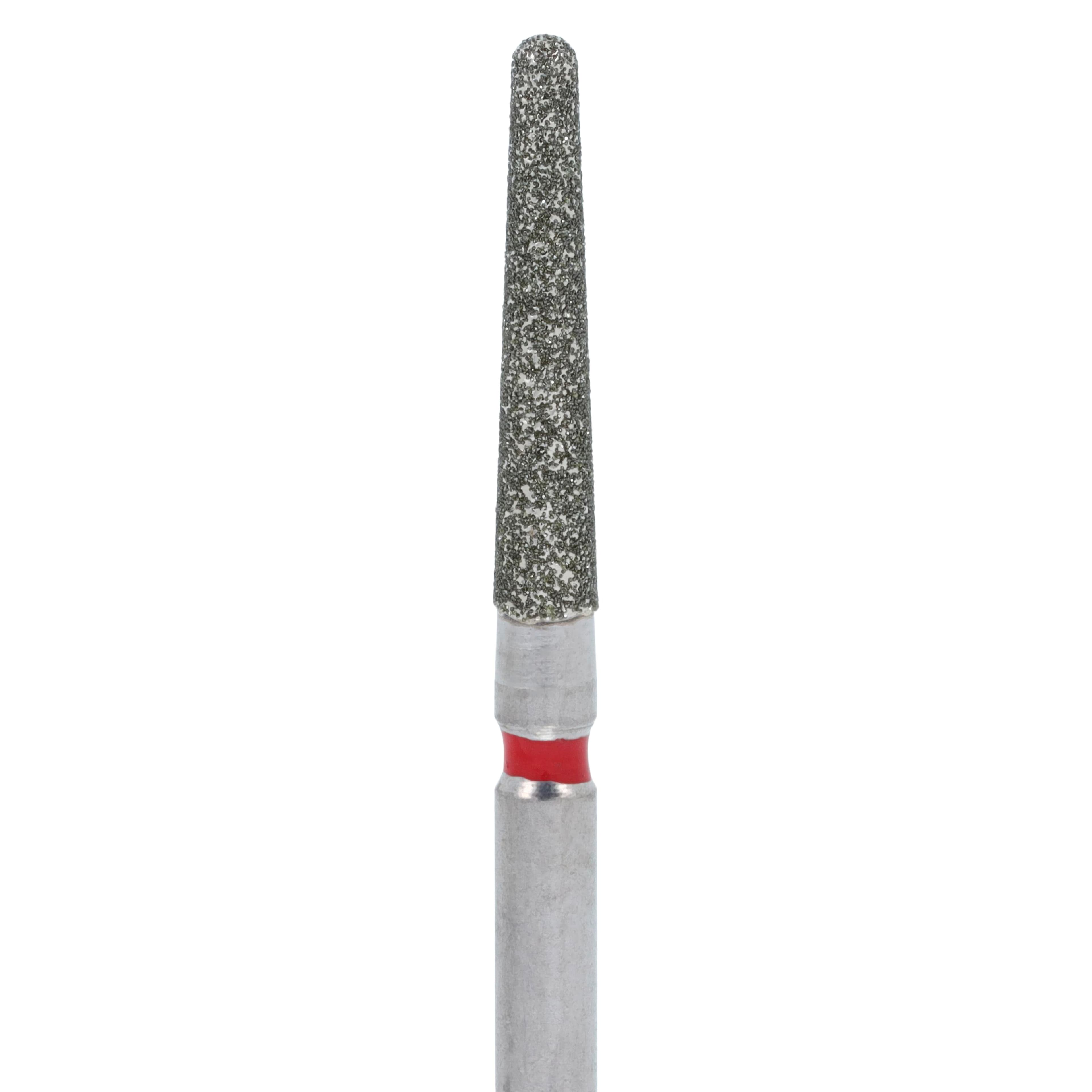 Priva Rotary Instruments Diamond Bur, FG, Fine, Red, Round End Taper, 856L-016F, 1.6 mm Head Diameter, 5/Pkg, P856L016F thumbnail 2