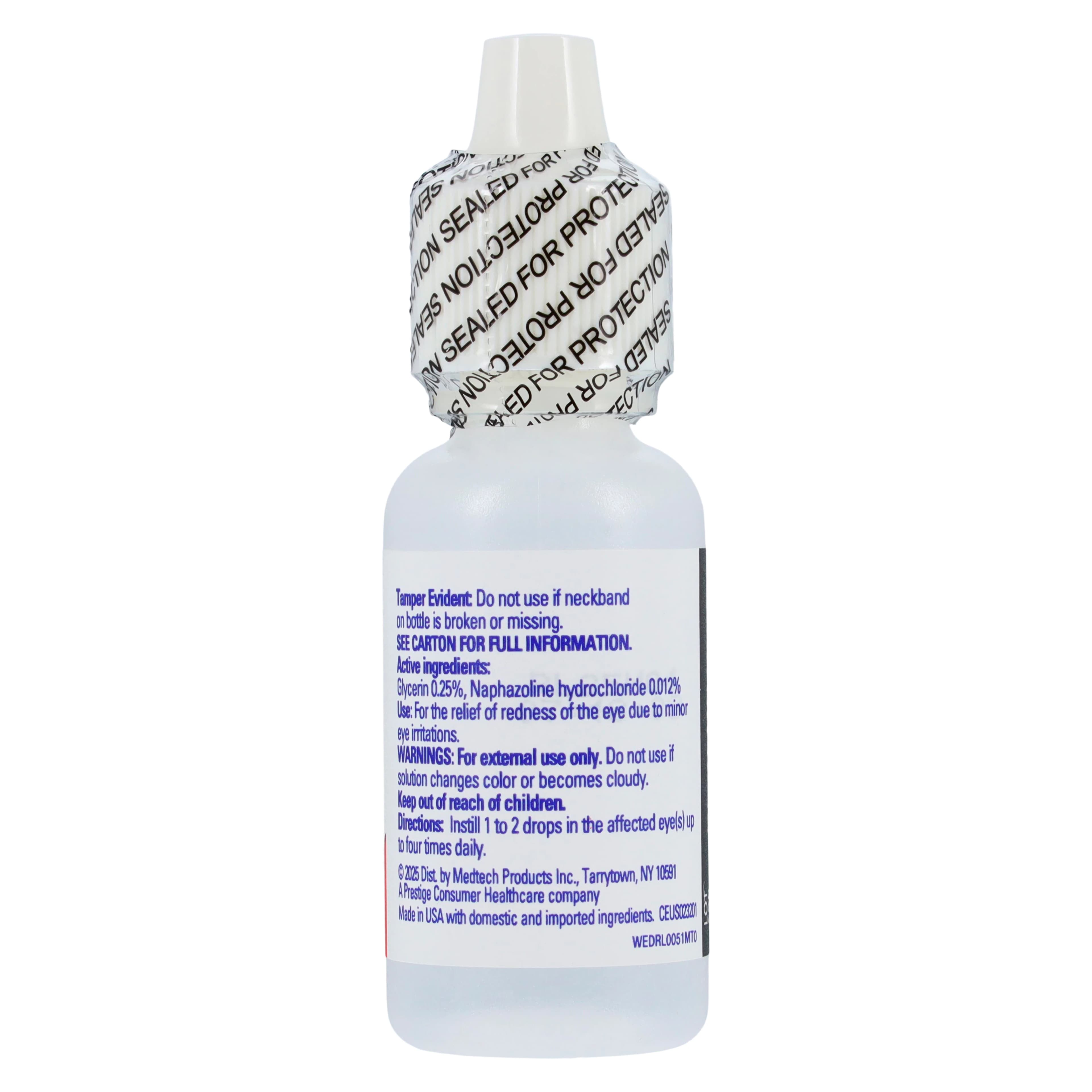 Clear Eyes Redness Relief Eye Drops, 0.5 oz Bottle thumbnail 4