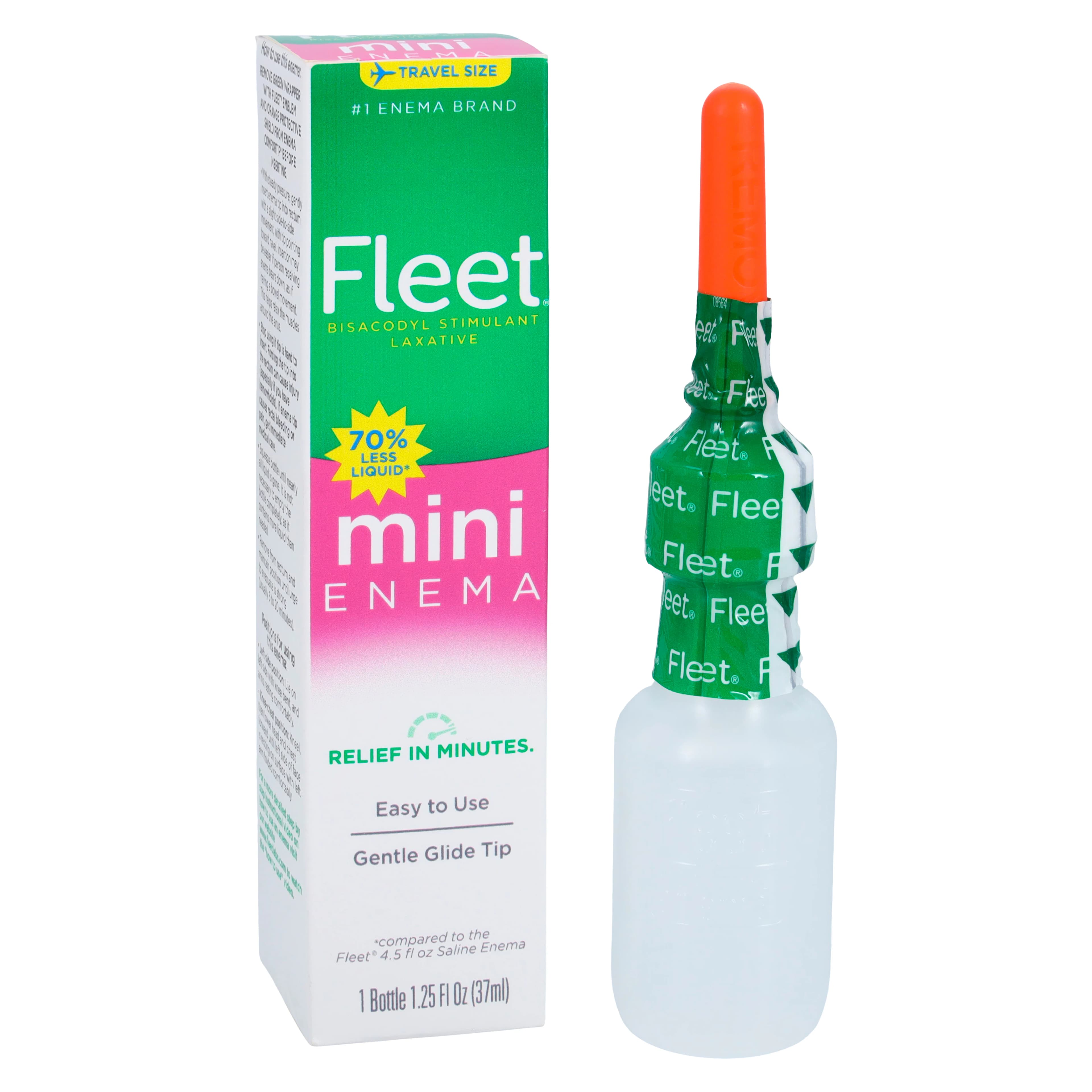 Fleet Bisacodyl Enema, 1.25 oz, 1/Box - Fleet Bisacodyl Enema 1.25oz - Image 1