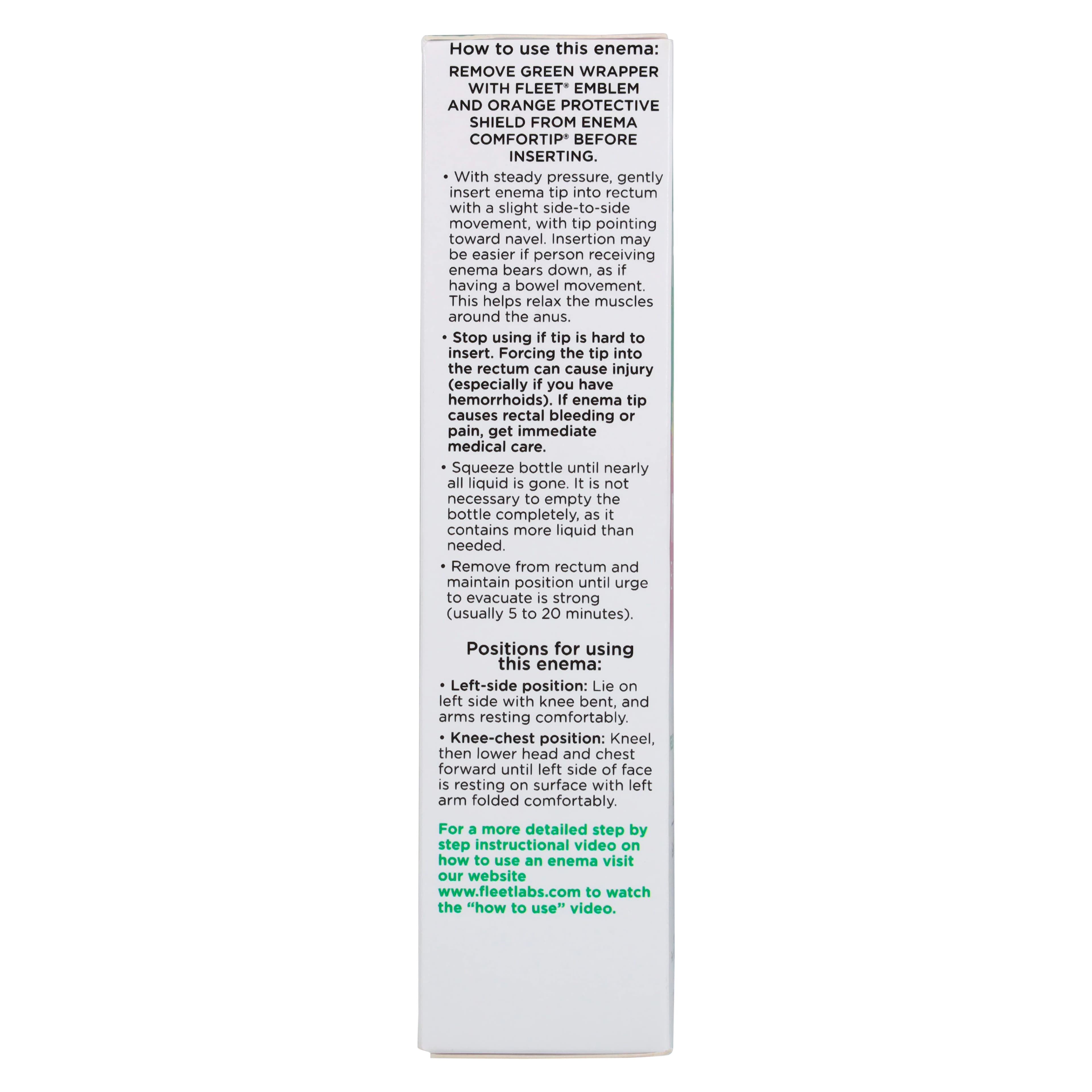 Fleet Bisacodyl Enema, 1.25 oz, 1/Box thumbnail 5