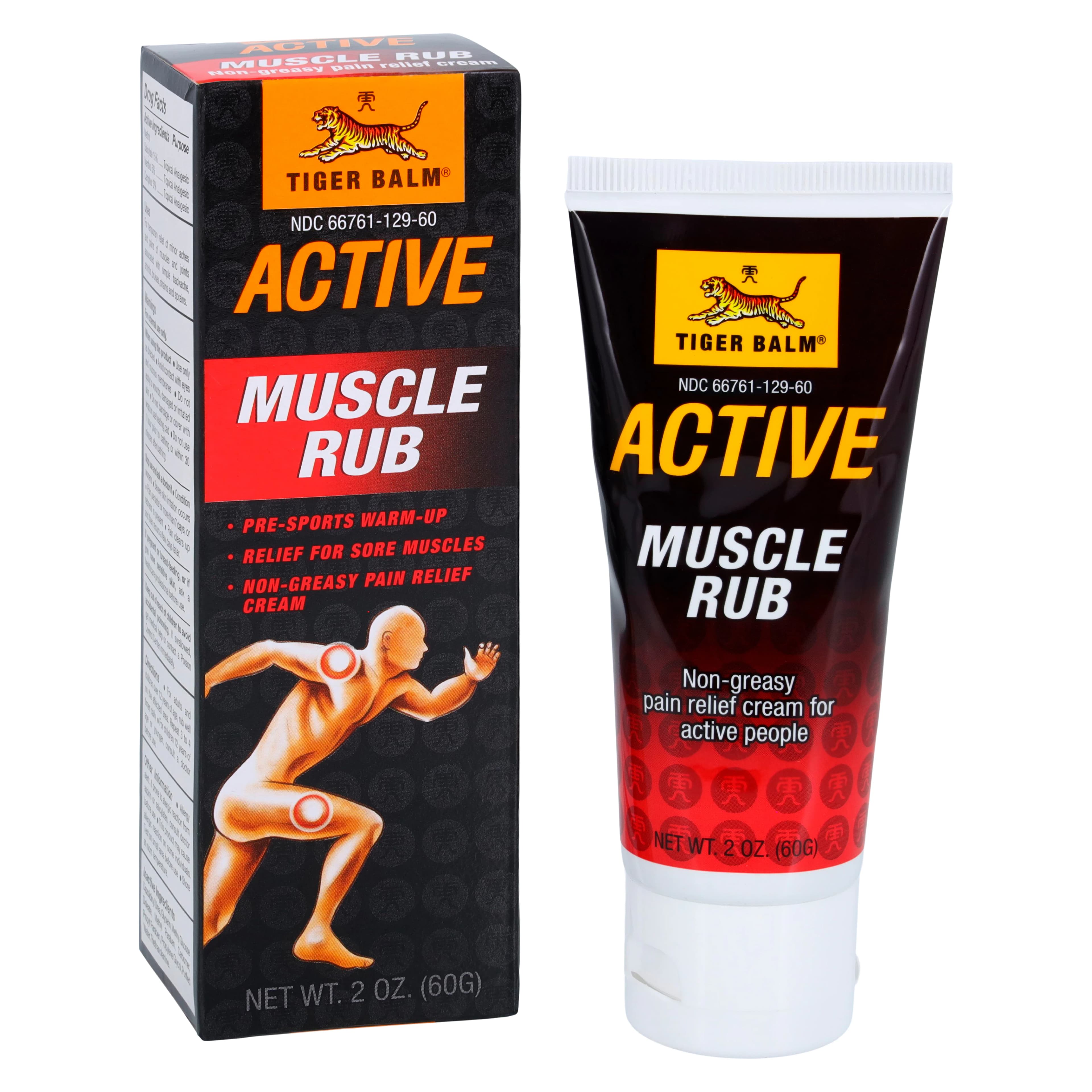 Tiger Balm Muscle Rub, Analgesic Cream, 2 oz Jar thumbnail 2