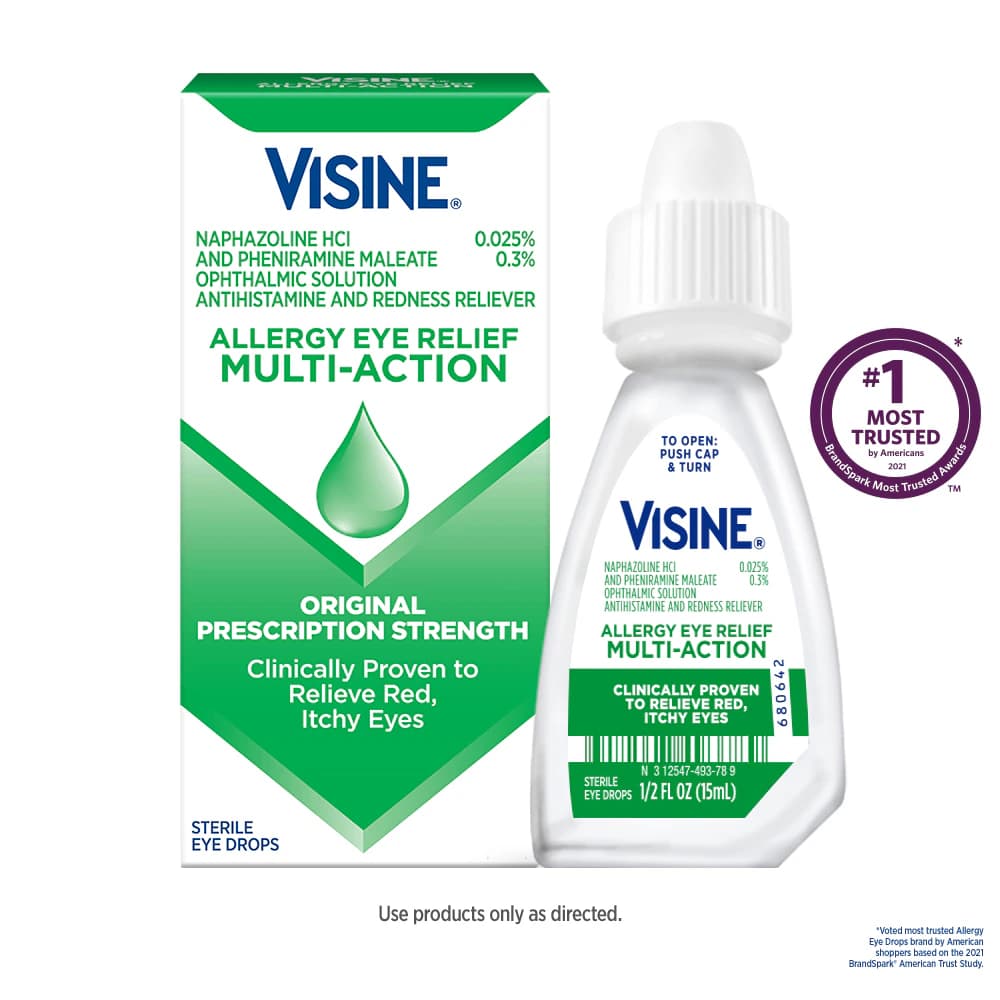 Visine Itch & Redness Relief Eye Drops, 0.5 oz Squeeze Bottle thumbnail 7