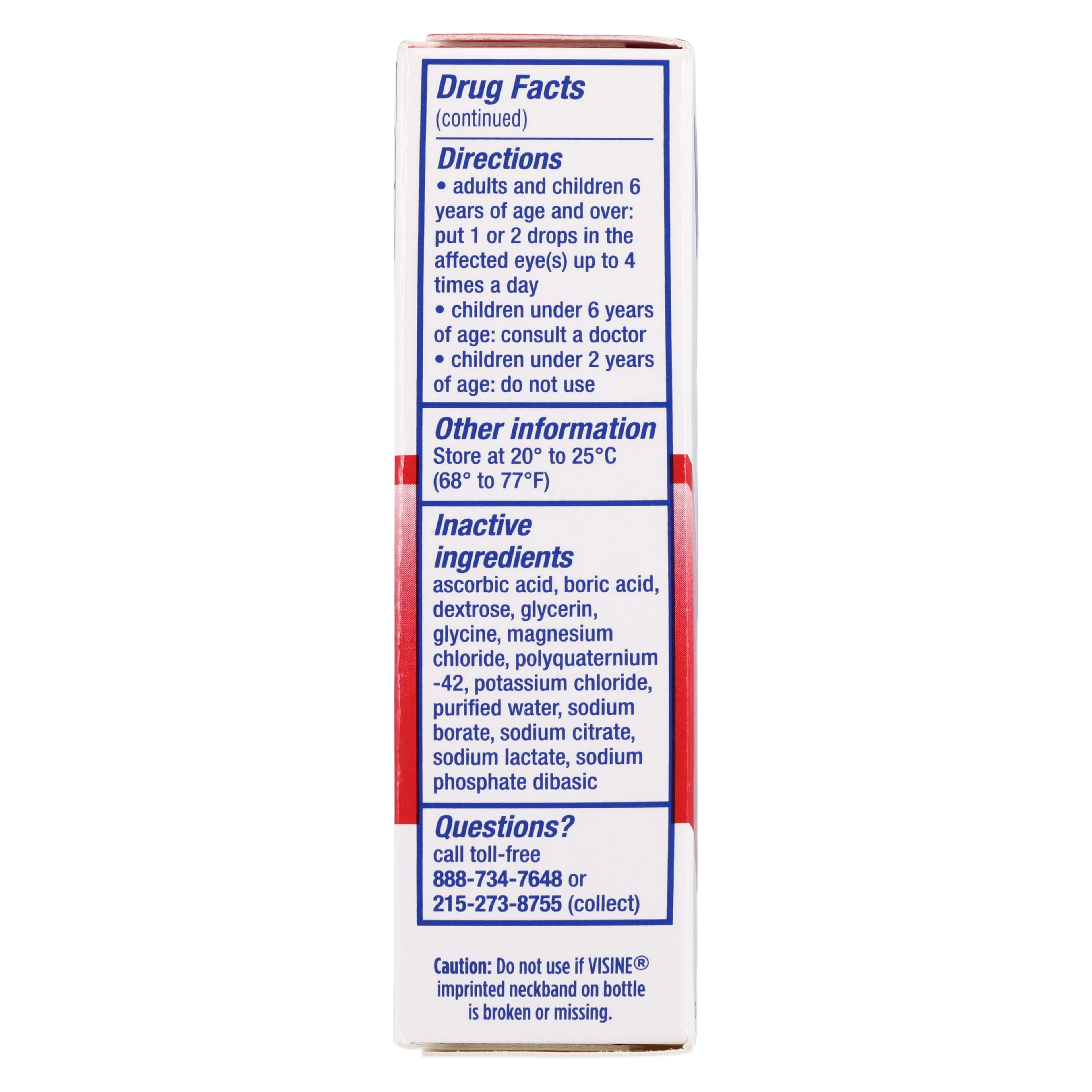 Visine Itch & Redness Relief Eye Drops, 0.5 oz Squeeze Bottle thumbnail 4