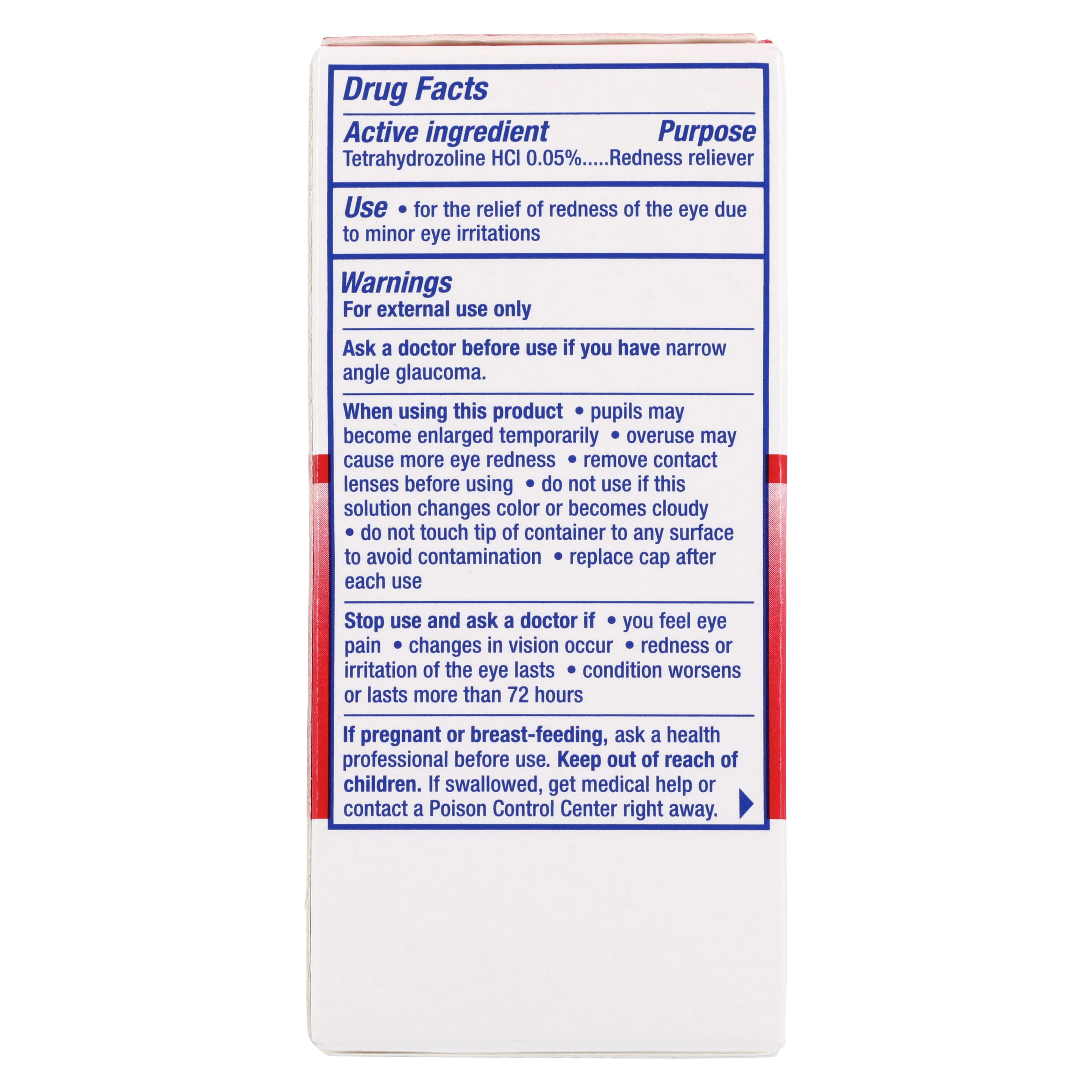 Visine Itch & Redness Relief Eye Drops, 0.5 oz Squeeze Bottle thumbnail 5