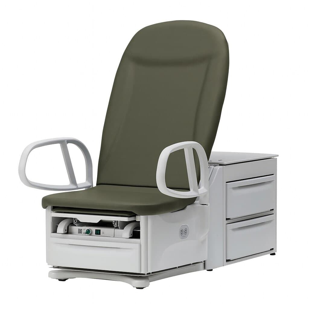 Brewer Access6500 PLS High-Low PLUS Exam Table, New Ivy, 17" ADA Compliant, 450 lb Capacity - Access6500 PLS H/L 17"ADA Comp - Image 1