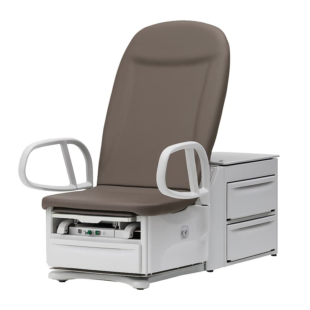 Brewer Access High-Low PLUS Exam Table, Gunmetal, 700 lb Capacity, Model 6801 PLS H/L ADA Compliant - Access6801 PLS H/L 17"ADA Comp - Image 1
