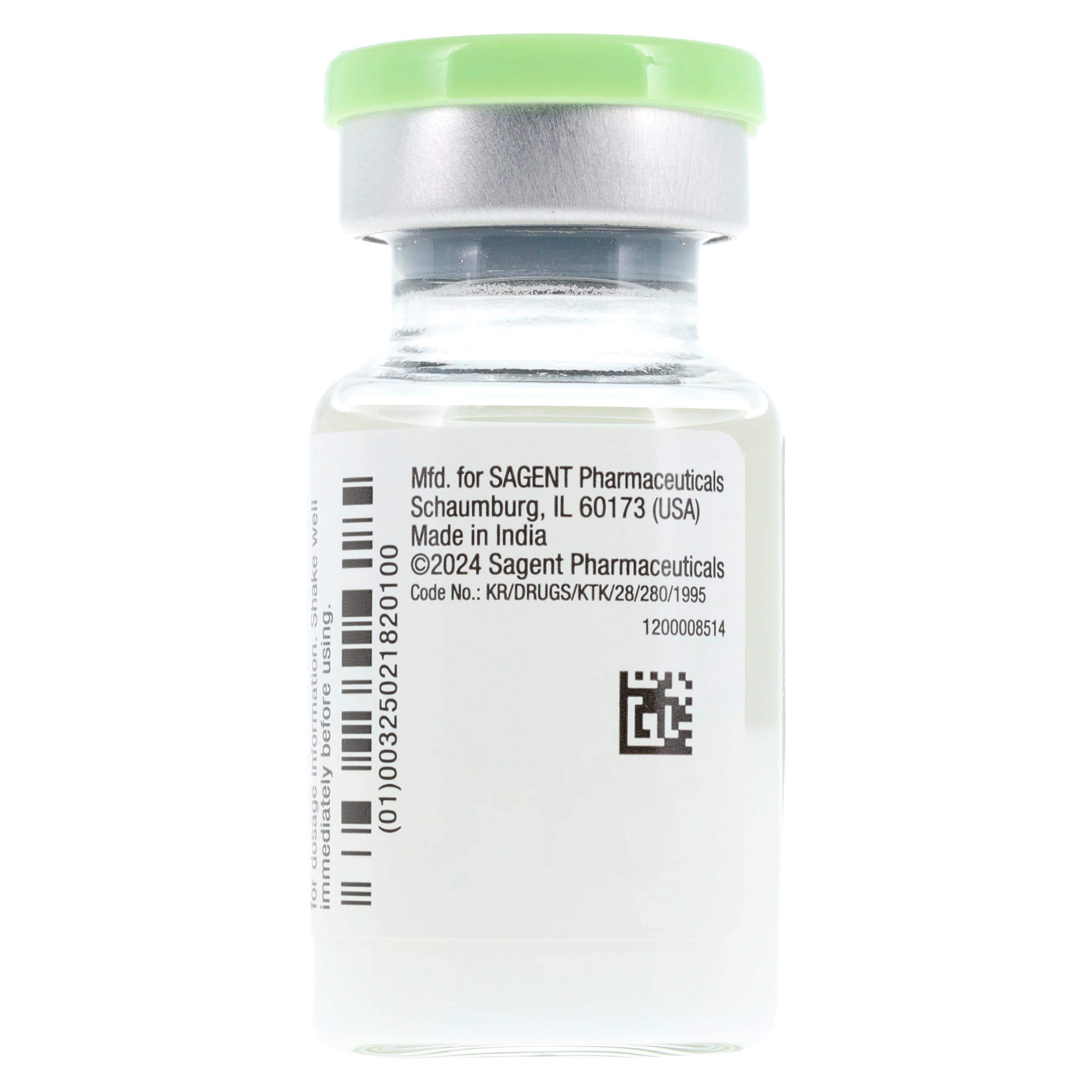 Methylprednisolone Acetate Injection, 40 mg/mL, 10 mL Multi-Dose Vial, Sagent Pharmaceuticals thumbnail 5