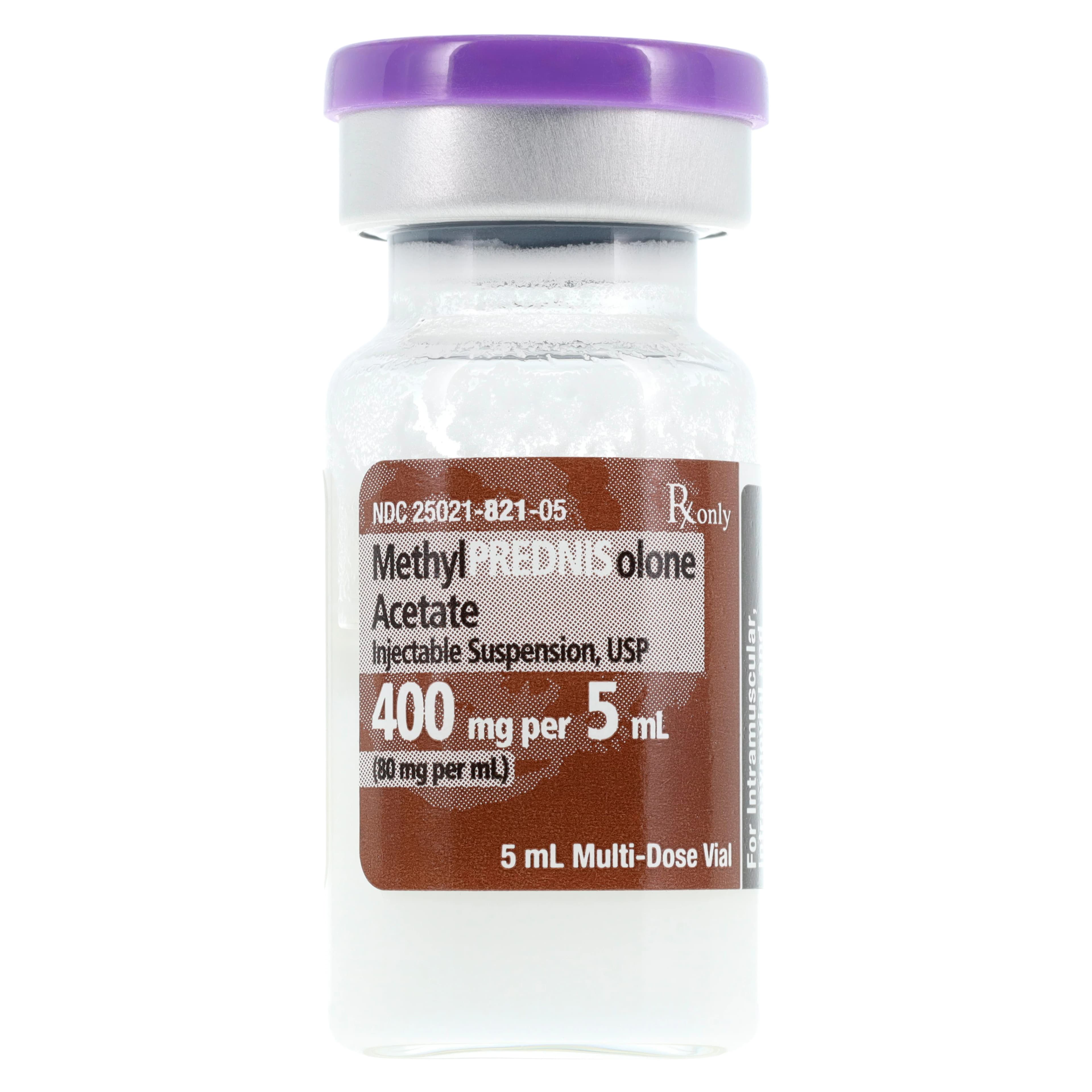 Methylprednisolone Acetate Injection 80 mg/mL, Multi-Dose Vial, 5 mL, Sagent Pharmaceuticals thumbnail 3