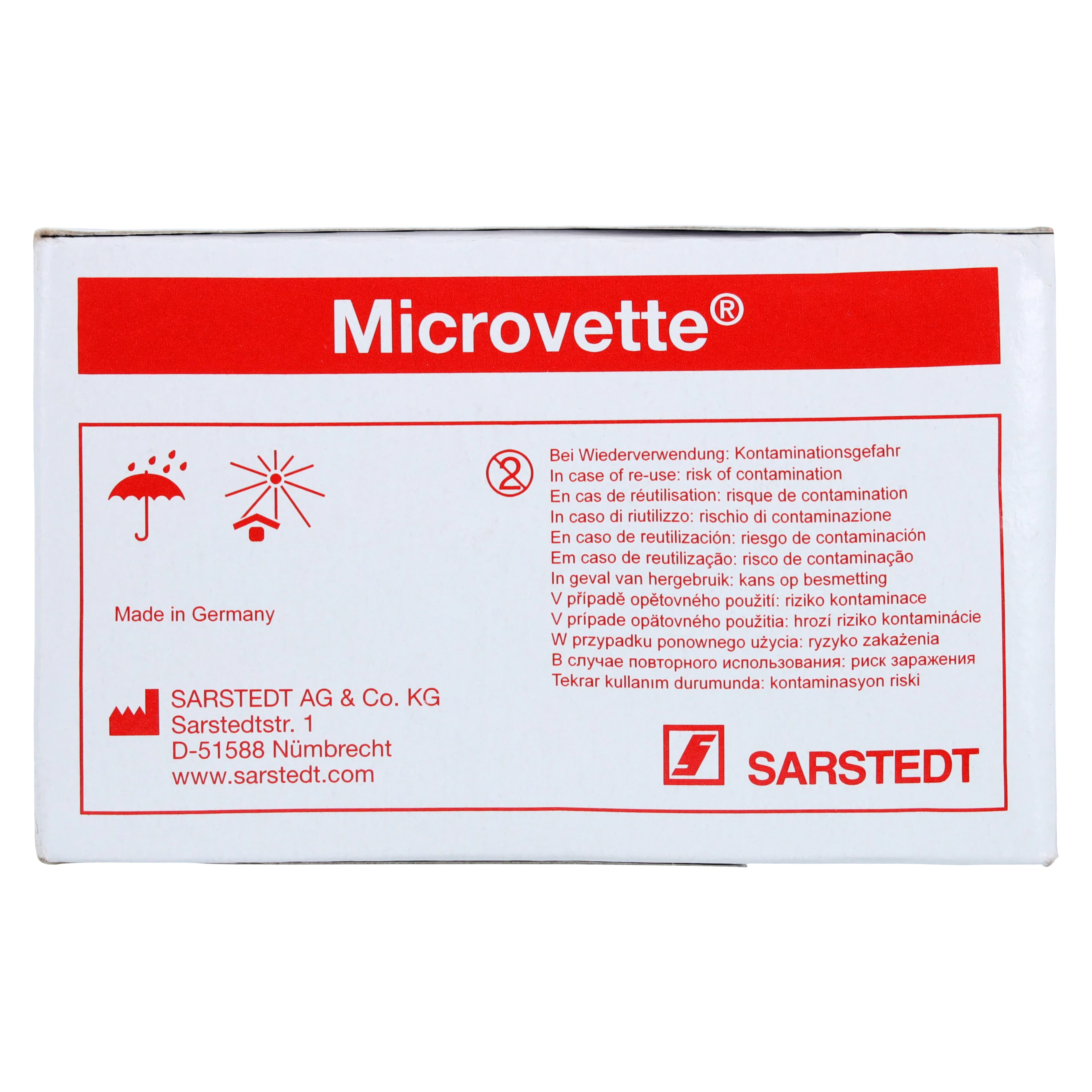 Sarstedt Microvette 200 Capillary Blood Collection Tube, Serum CAT, Red Cap, 200 µL, 1000/Case thumbnail 5