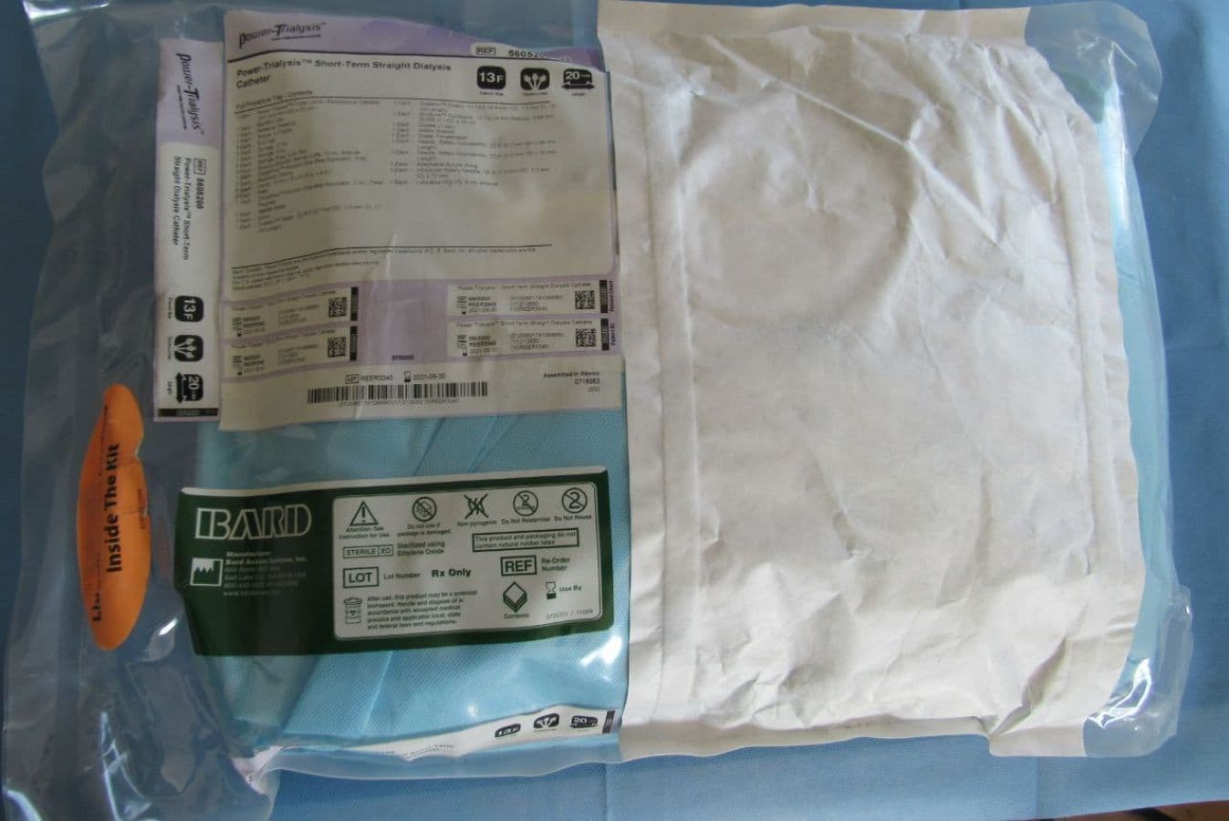 Bard Power-Trialysis Dialysis Catheter Tray - Dialysis Catheter Tray Str - Image 1