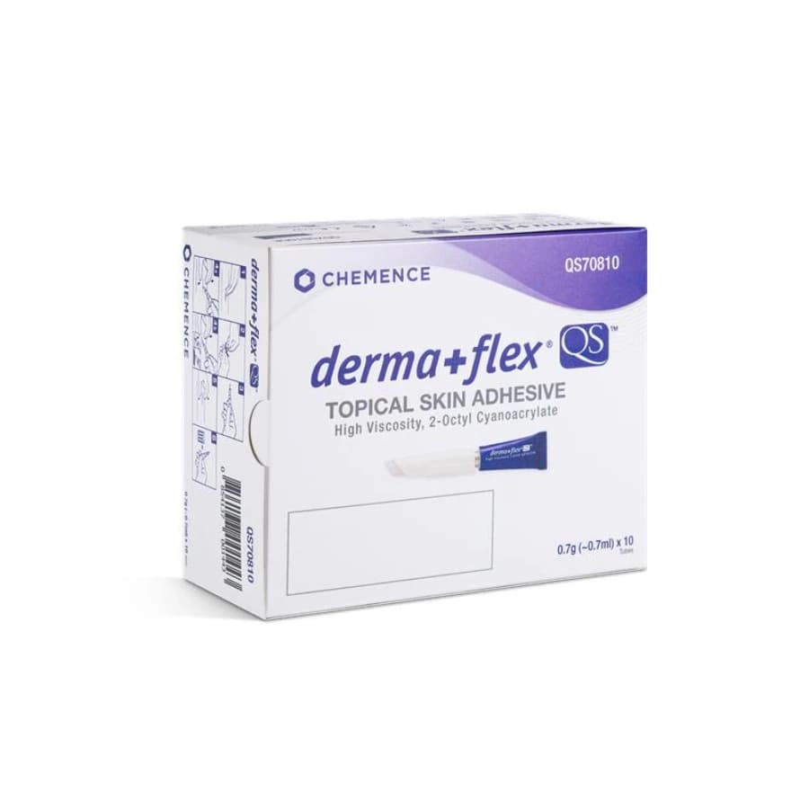 DermaFlex QS Topical Skin Adhesive, 2-Octyl Cyanoacrylate, 0.7mL, Purple, 10/Box thumbnail 2