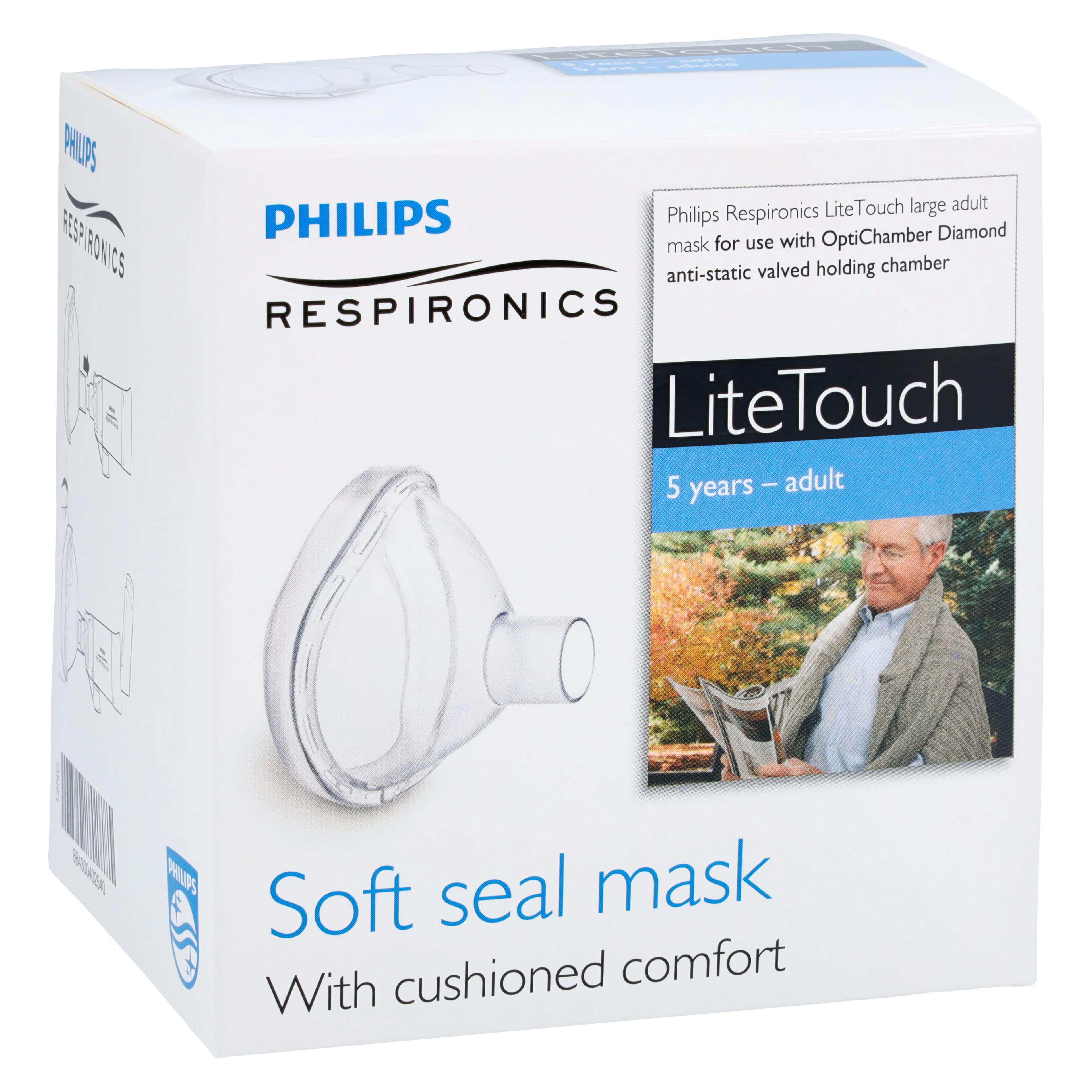 Medline LiteTouch Aerosol Mask, Large, 10/Case - Mask Aerosol LiteTouch Large - Image 1