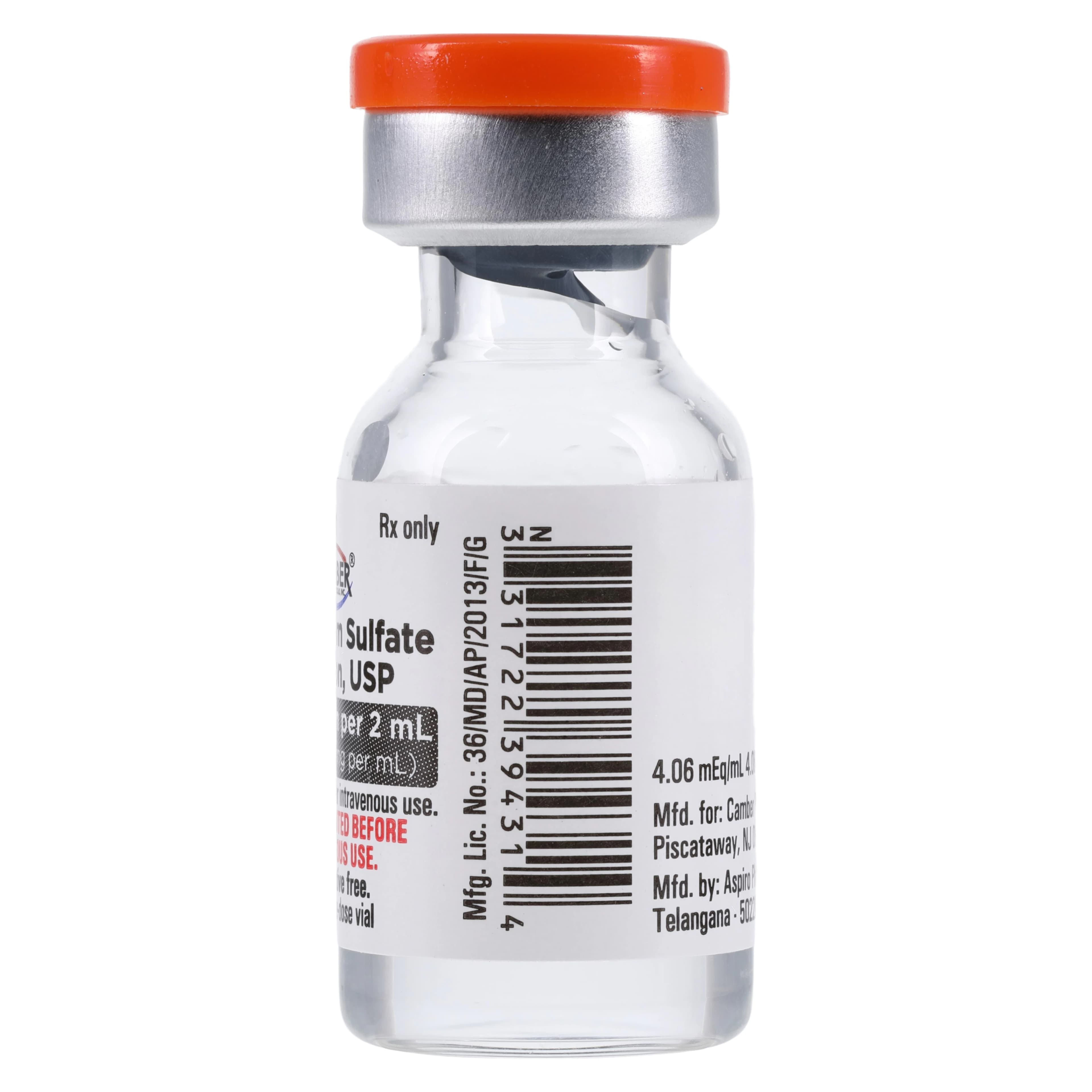 Magnesium Sulfate Injection 50% SDV 2mL, 25/Package thumbnail 5