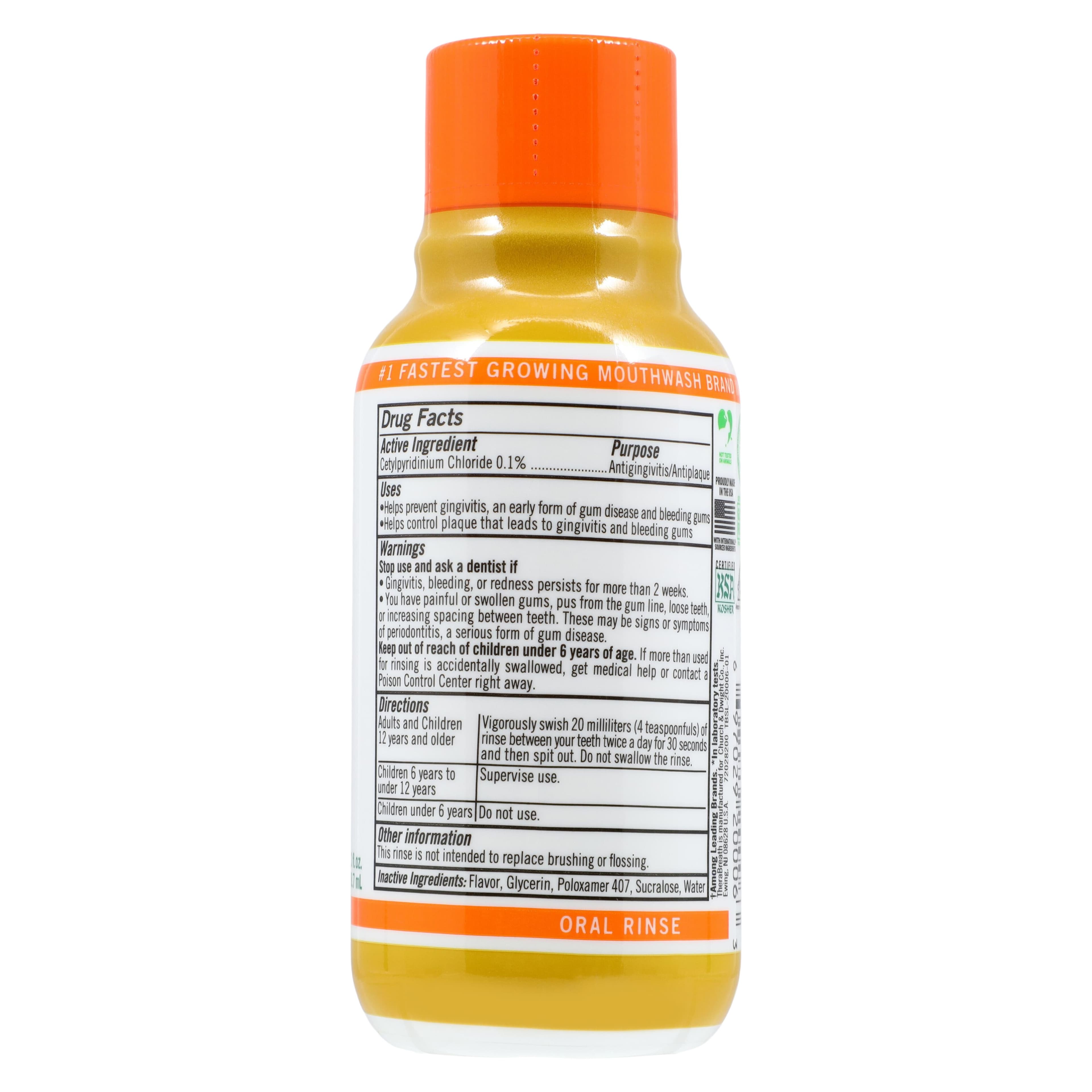 TheraBreath Oral Rinse, Deep Clean Fresh Mint, Alcohol Free, 3 oz, 72/Case thumbnail 3