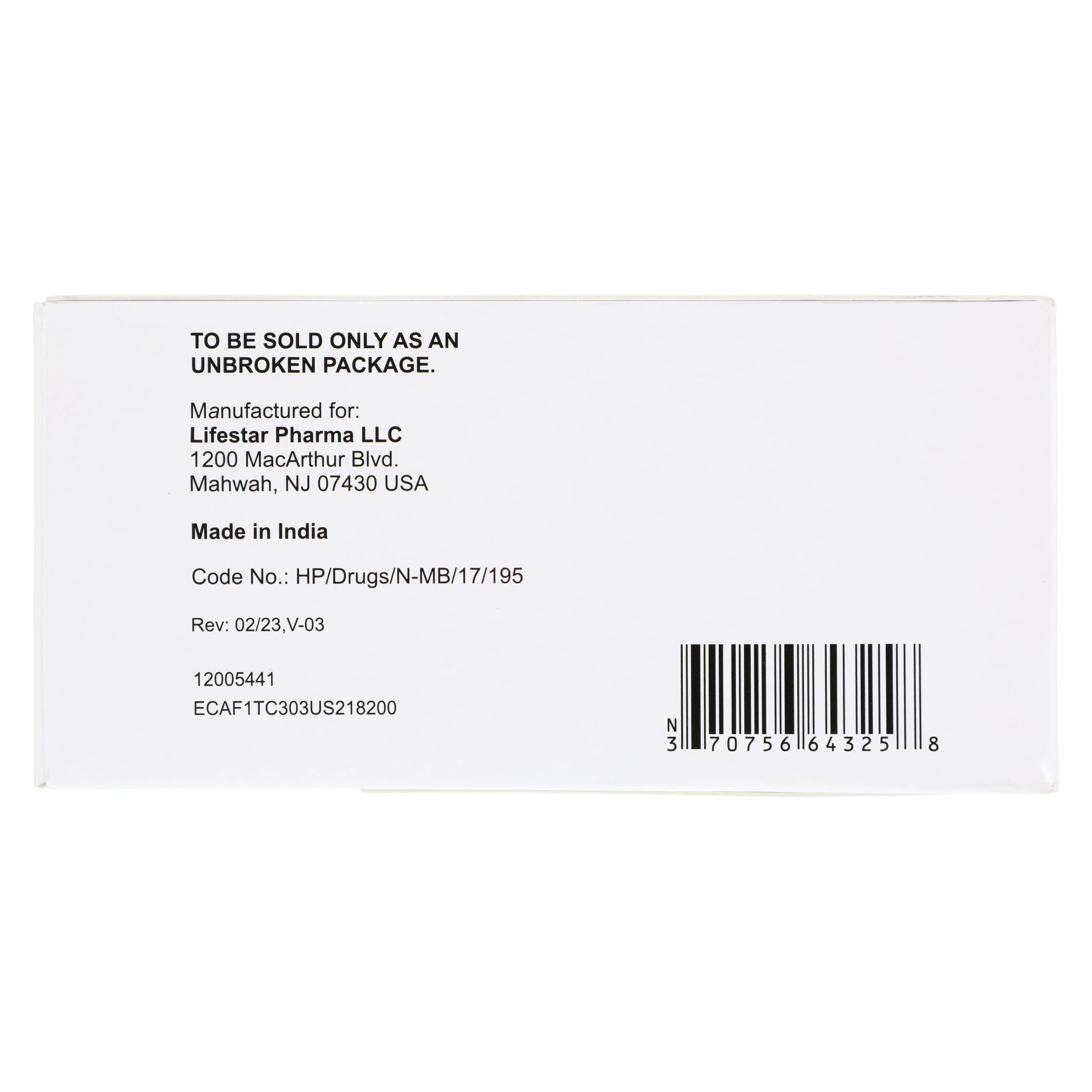 Lidocaine HCl Injection 2% SDV 5mL, 25/Package thumbnail 6