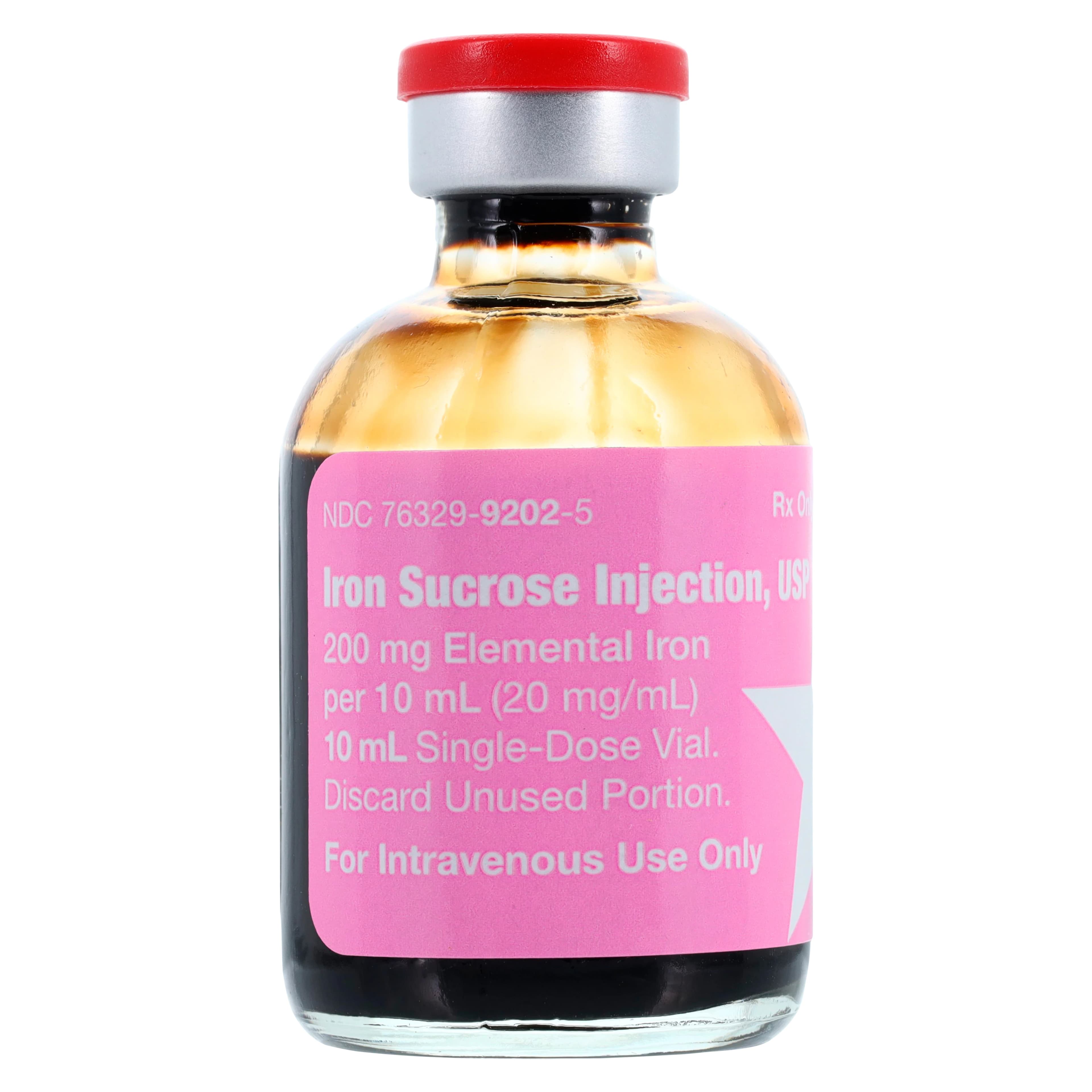 Iron Sucrose Injection 20 mg/mL, Single-Dose Vial 10 mL, 5/Package thumbnail 2