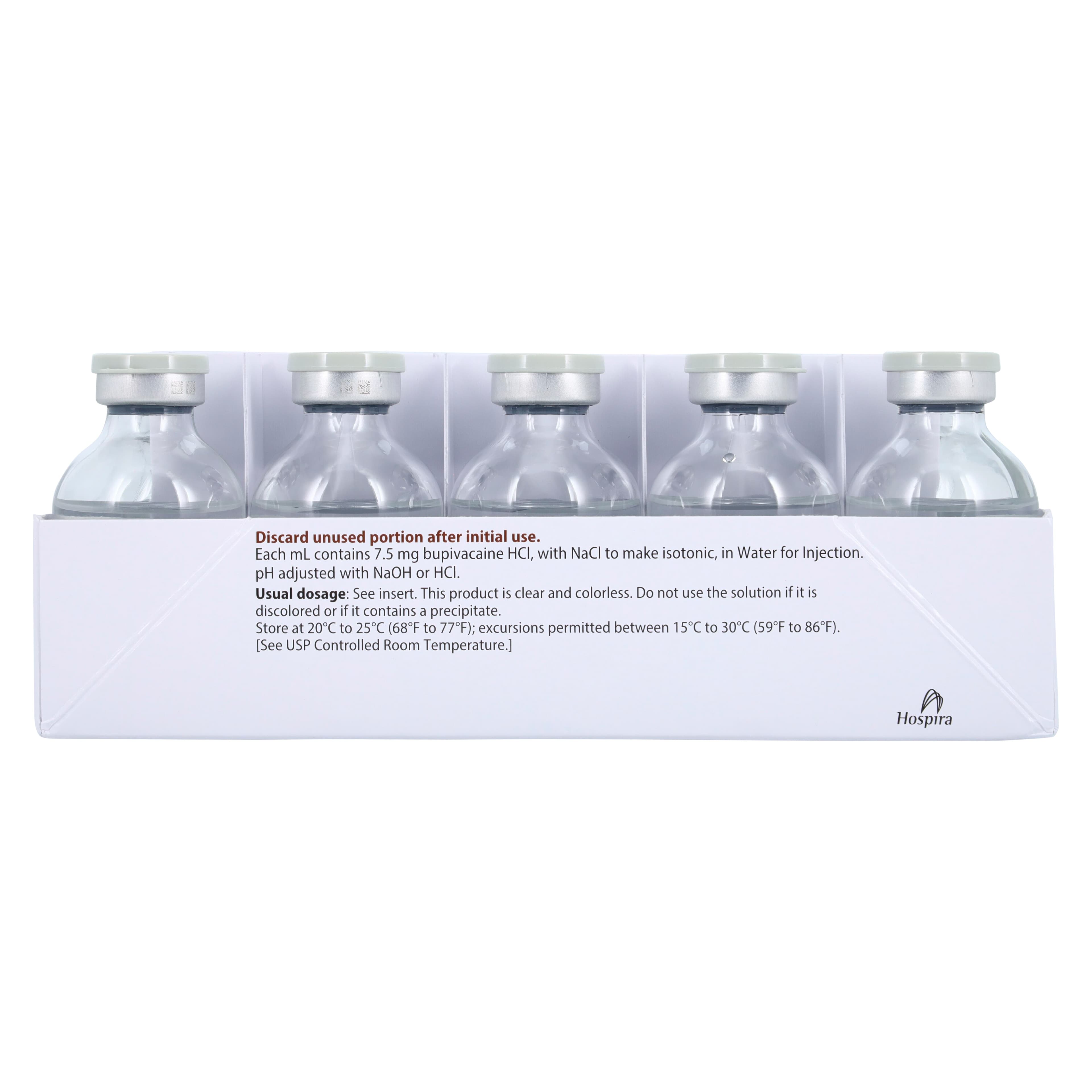 Marcaine Injection 0.75% Preservative Free SDV 30mL, 25/Package thumbnail 5