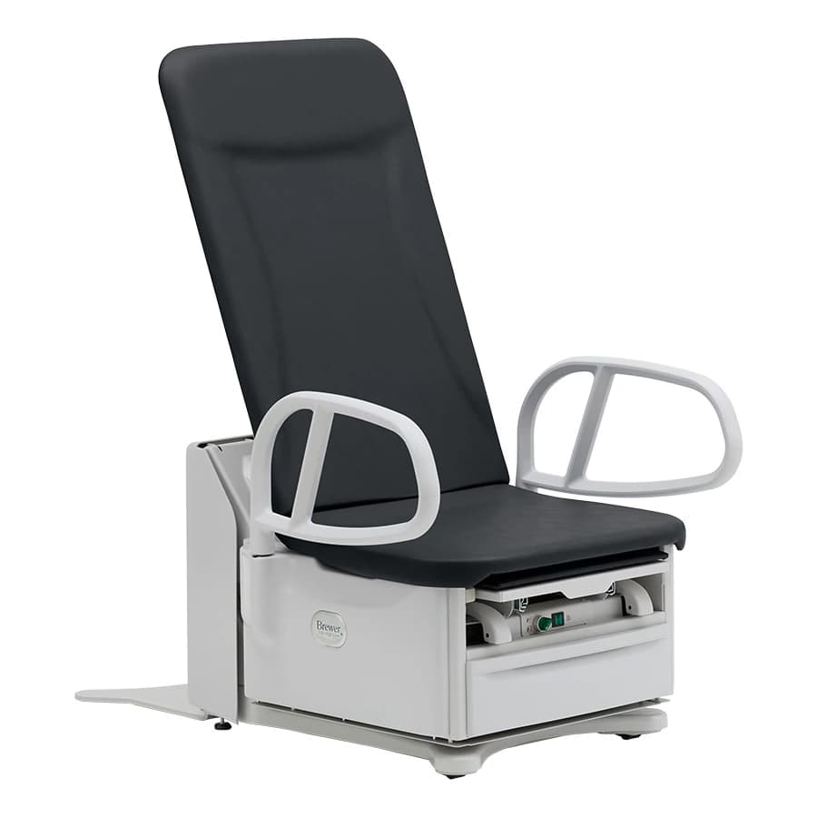 Brewer Flex 5701 High-Low PLUS Exam Table, 17" ADA Compliant, Black Satin, 700 lb Capacity - Flex 5701 H/L Pls 17" ADA Comp - Image 1