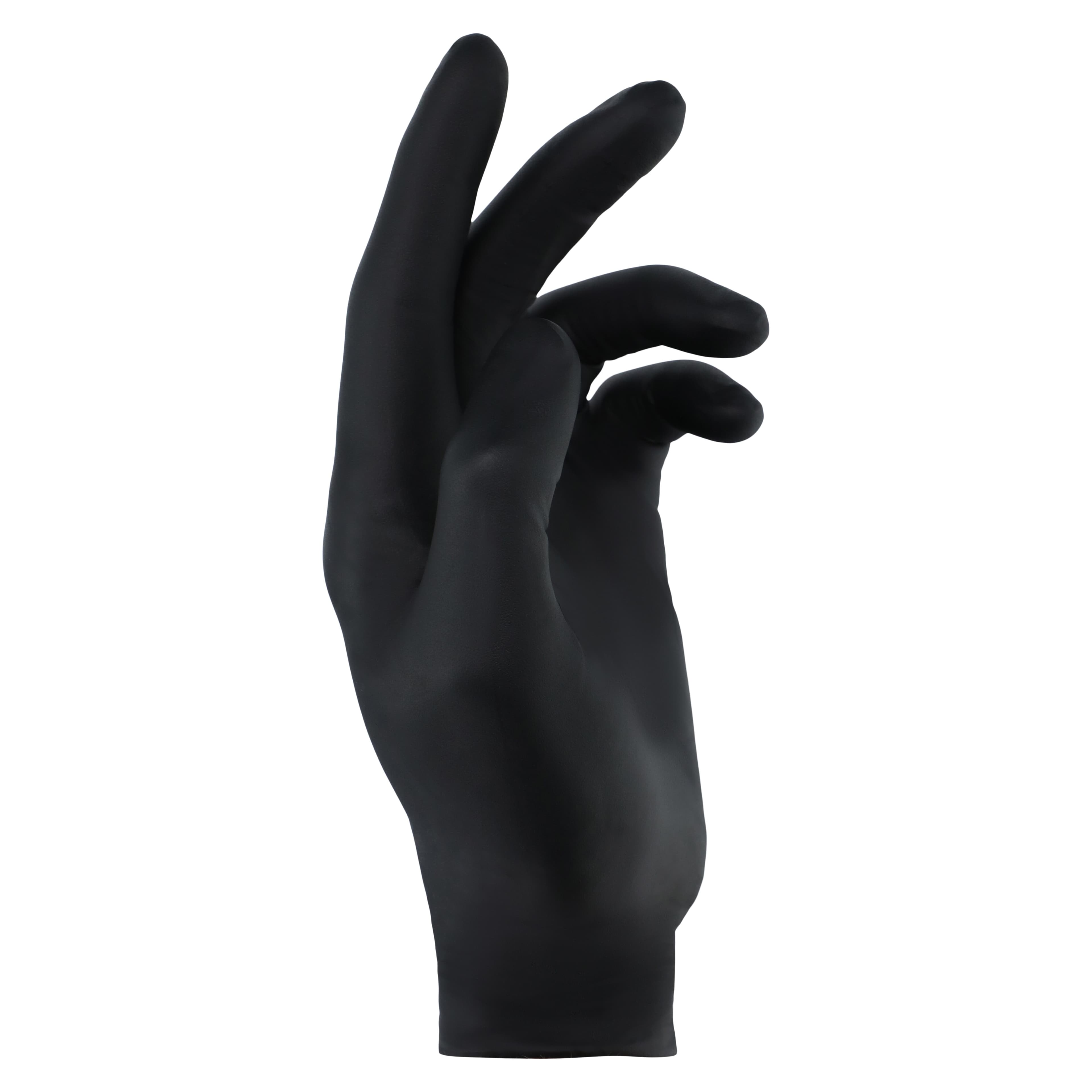 Black Maxx® Extreme Nitrile Exam Gloves, XX-Large, Black, Powder-Free, Non-Sterile, Textured, 100/Box, Case of 10 Boxes thumbnail 2