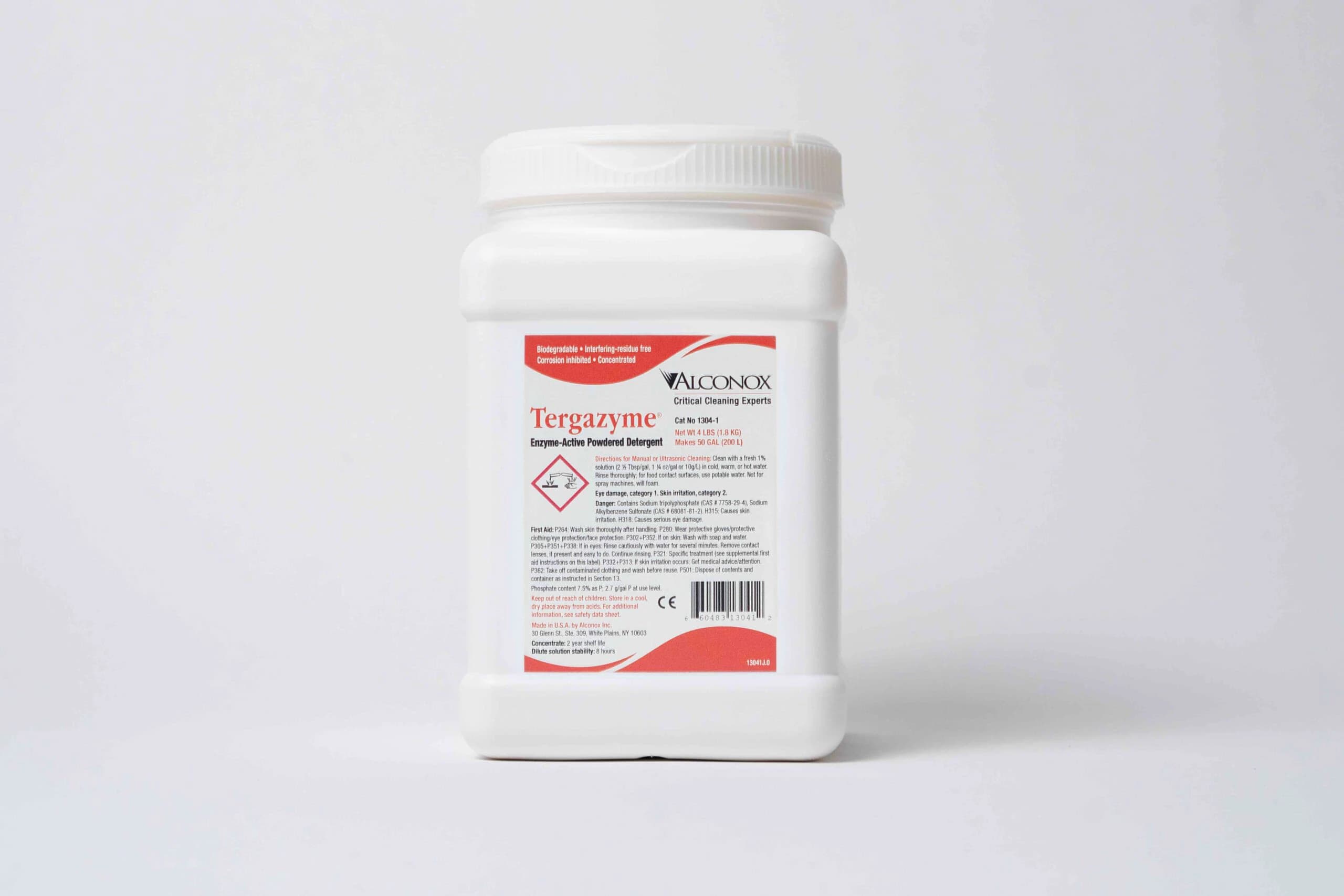 Tergazyme Enzymatic Detergent Powder, 4 lb Box, Alconox - Detergent Powdered Tergazyme - Image 1