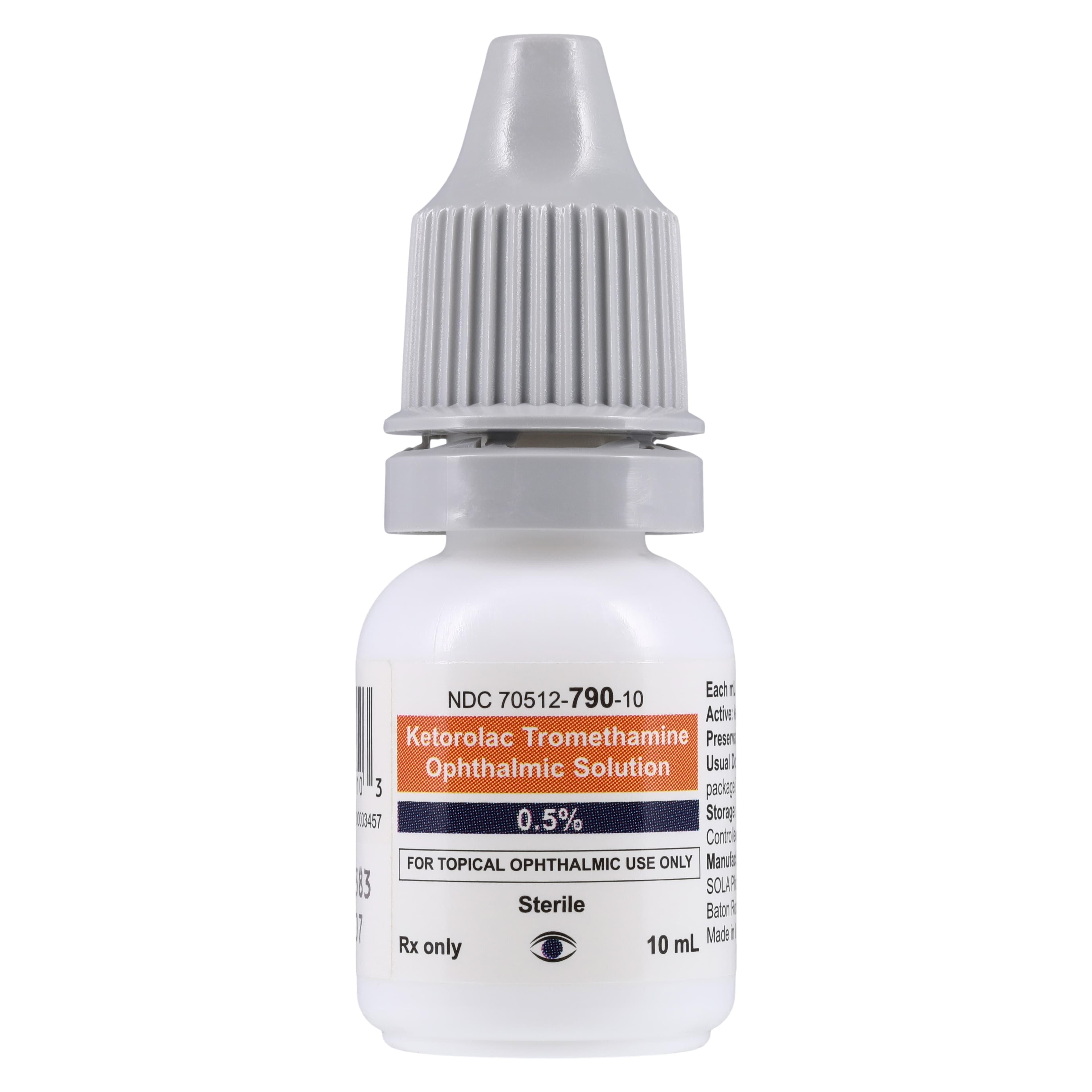 Ketorolac Tromethamine Ophthalmic Solution 0.5%, 10 mL Bottle thumbnail 2