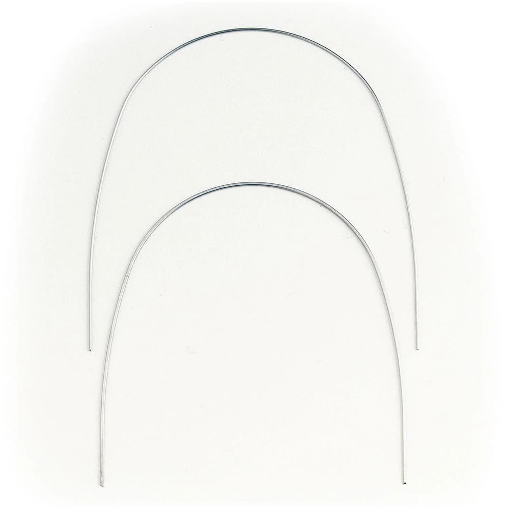 TruForce Stainless Steel Euro Rectangular Archwire, Upper, 0.016 in x 0.016 in, 10/Pk - TruForce SS Euro Rect UP - Image 1