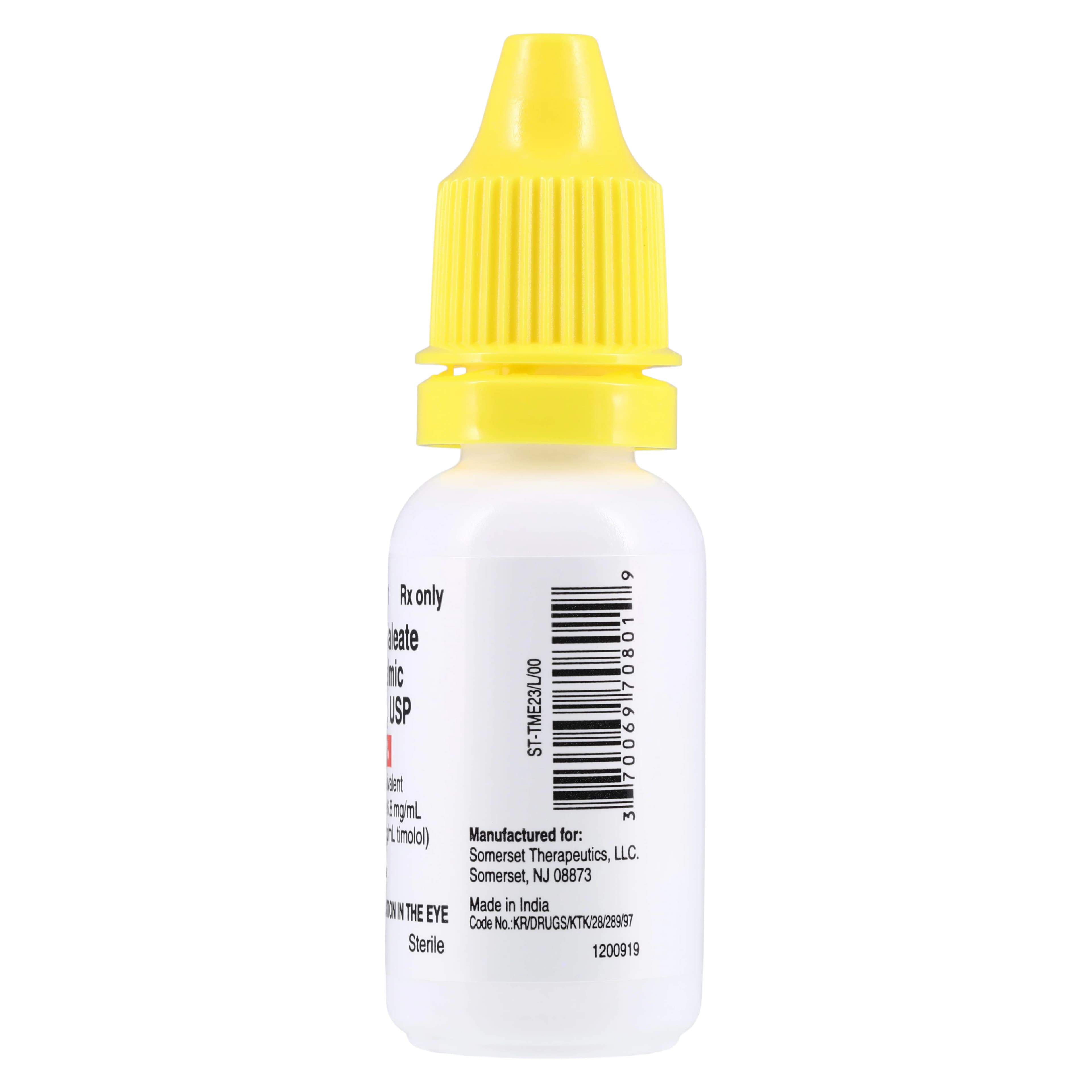 Timolol Maleate Ophthalmic Solution 0.5%, 15 mL Bottle thumbnail 5
