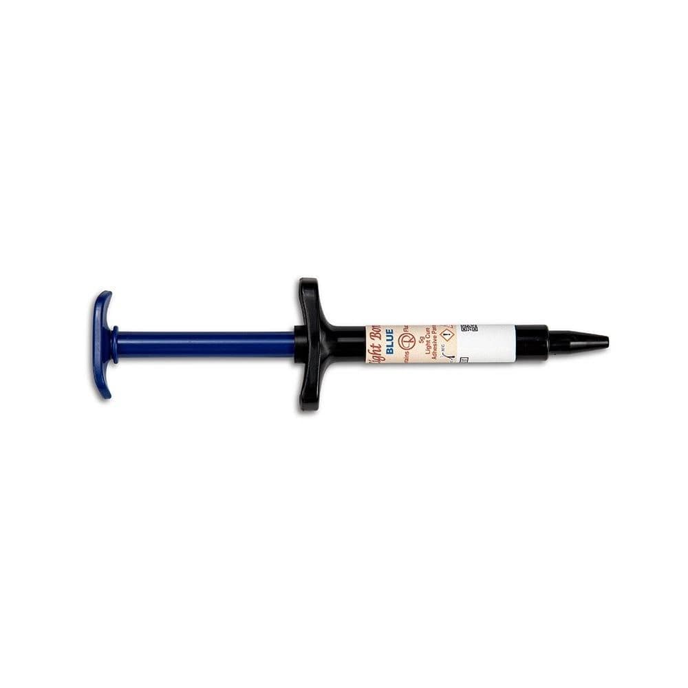 Light Bond Paste Fluoride Orthodontic Bracket Adhesive, 5g, Blue Tint, Light Cure, Push Syringe, Each - Light Bond Paste Fluoride Syr - Image 1
