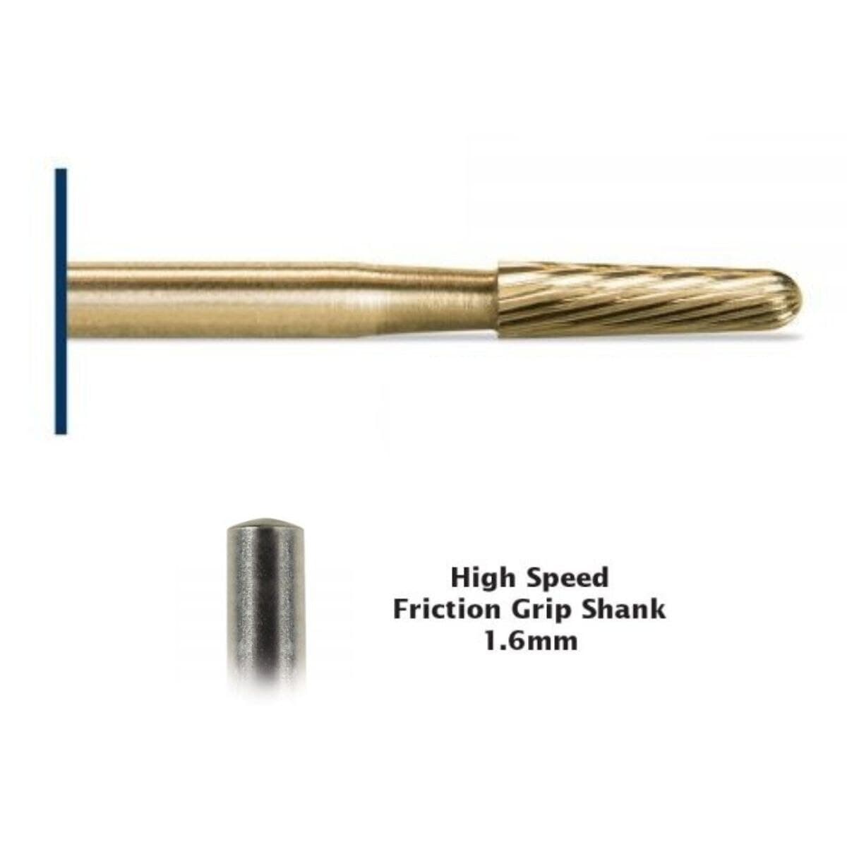 Galaxy Debonding Bur 18 Fluted, 5.7 mm, Friction Grip, 5/Pk - Galaxy Debonding Bur 18 Fluted - Image 1