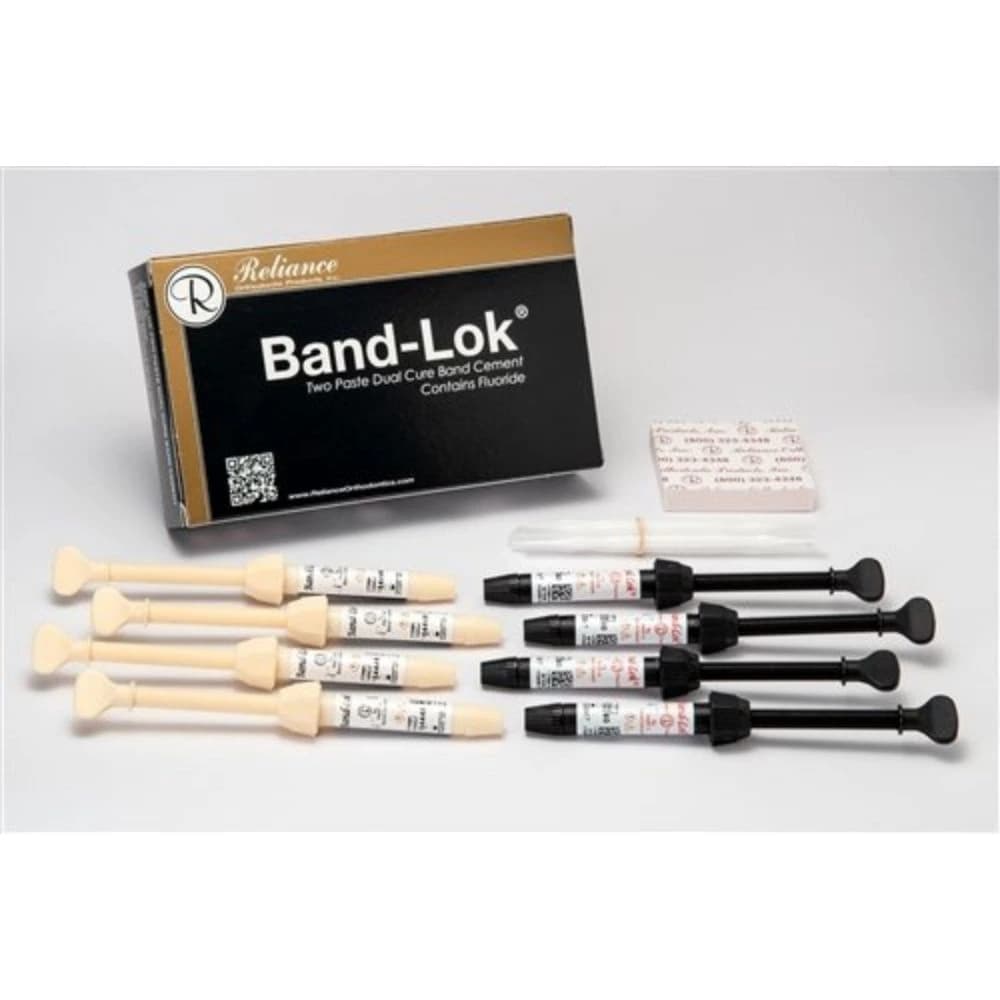 Ortho Technology Band Lok Band Cement Paste A&B Kit, Natural, Light/Chemical Cure, Syringe Kit, 1 Kit - Band Lok Paste A&B Kit - Image 1