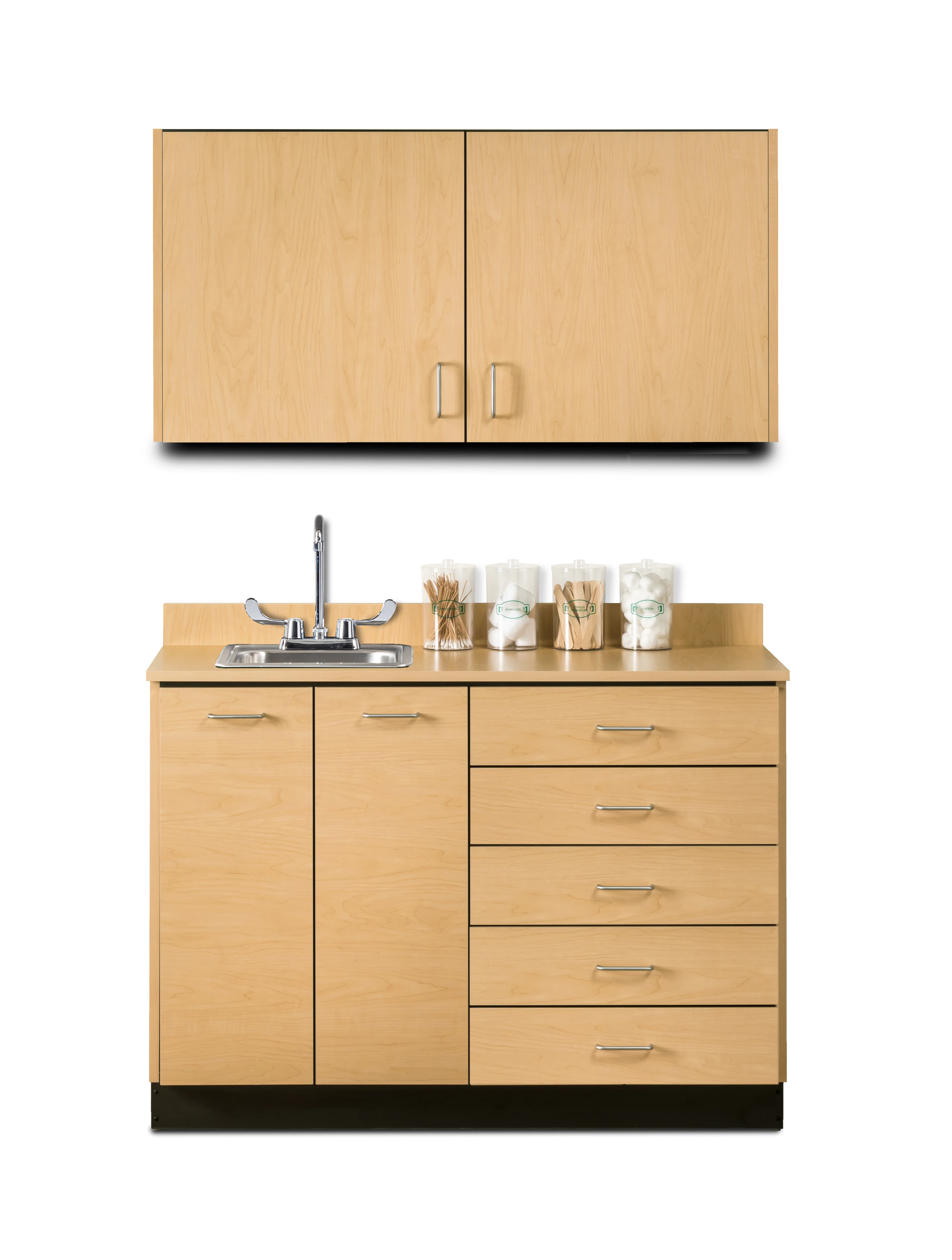Clinton Industries Base Cabinet, 5 Drawers, Left Sink - Base Cabinet 5 Drwrs Left Sink - Image 1