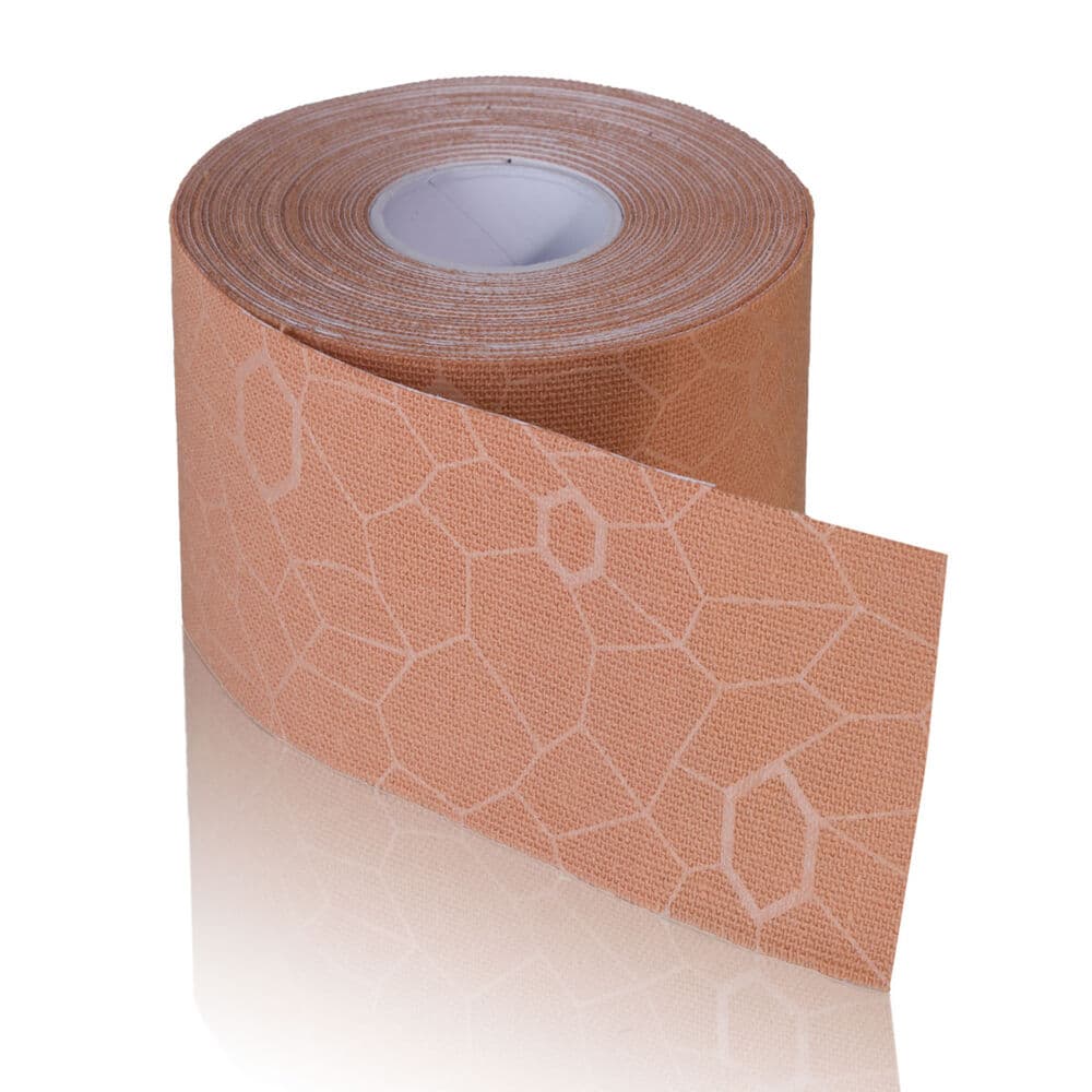 TheraBand Kinesiology Tape, Beige/Beige, 2" x 16.4 ft, 6 Rolls/Package - TheraBand K Tape Beige/Beige - Image 1