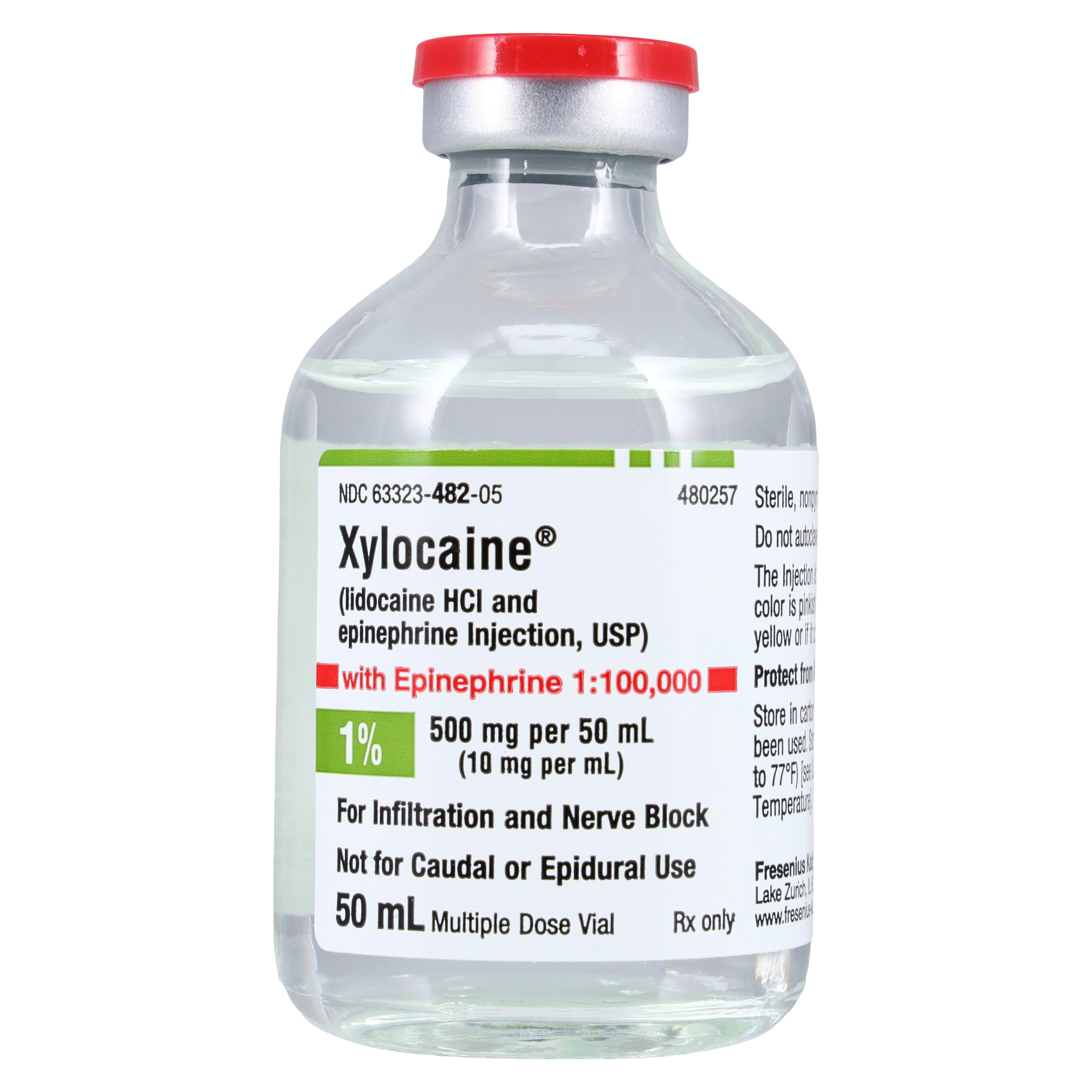Xylocaine with Epinephrine Injection 1% 1:100,000 MDV 50mL, 25/Package thumbnail 3