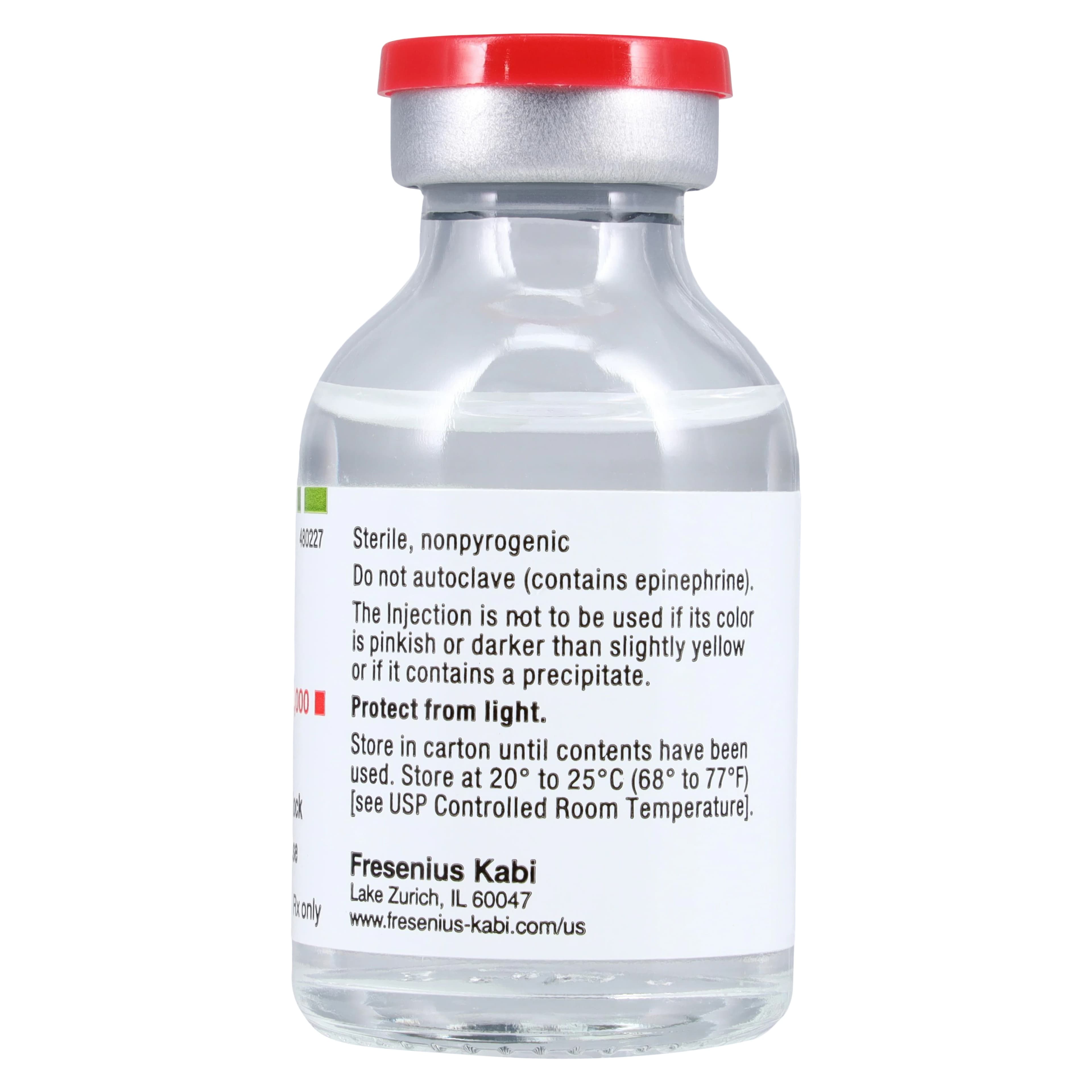 Xylocaine with Epinephrine Injection 1% 1:100,000 MDV 20mL, 25/Package thumbnail 4