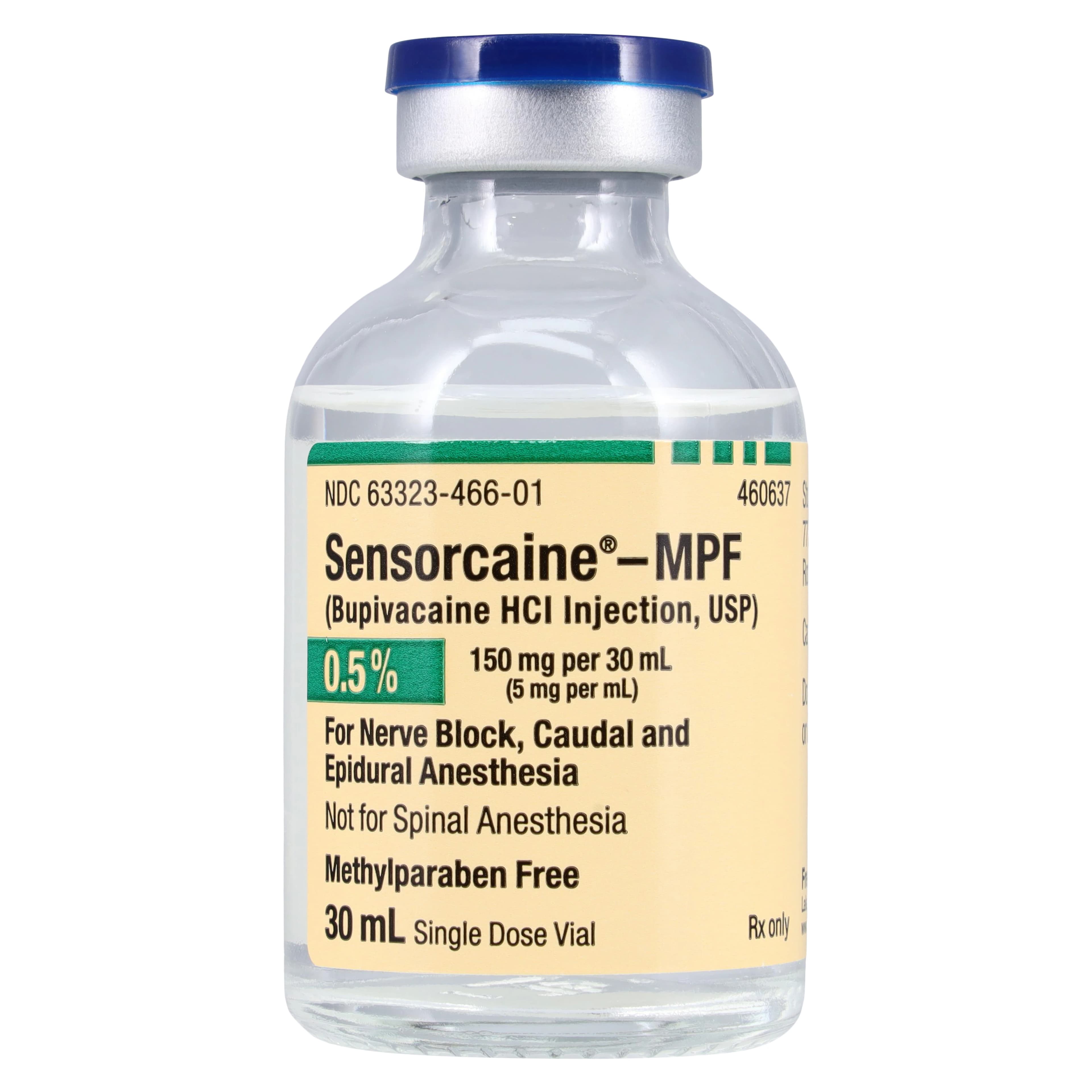 Sensorcaine Plain SDV 30mL Preservative Free, 0.5%, 25/Box thumbnail 3